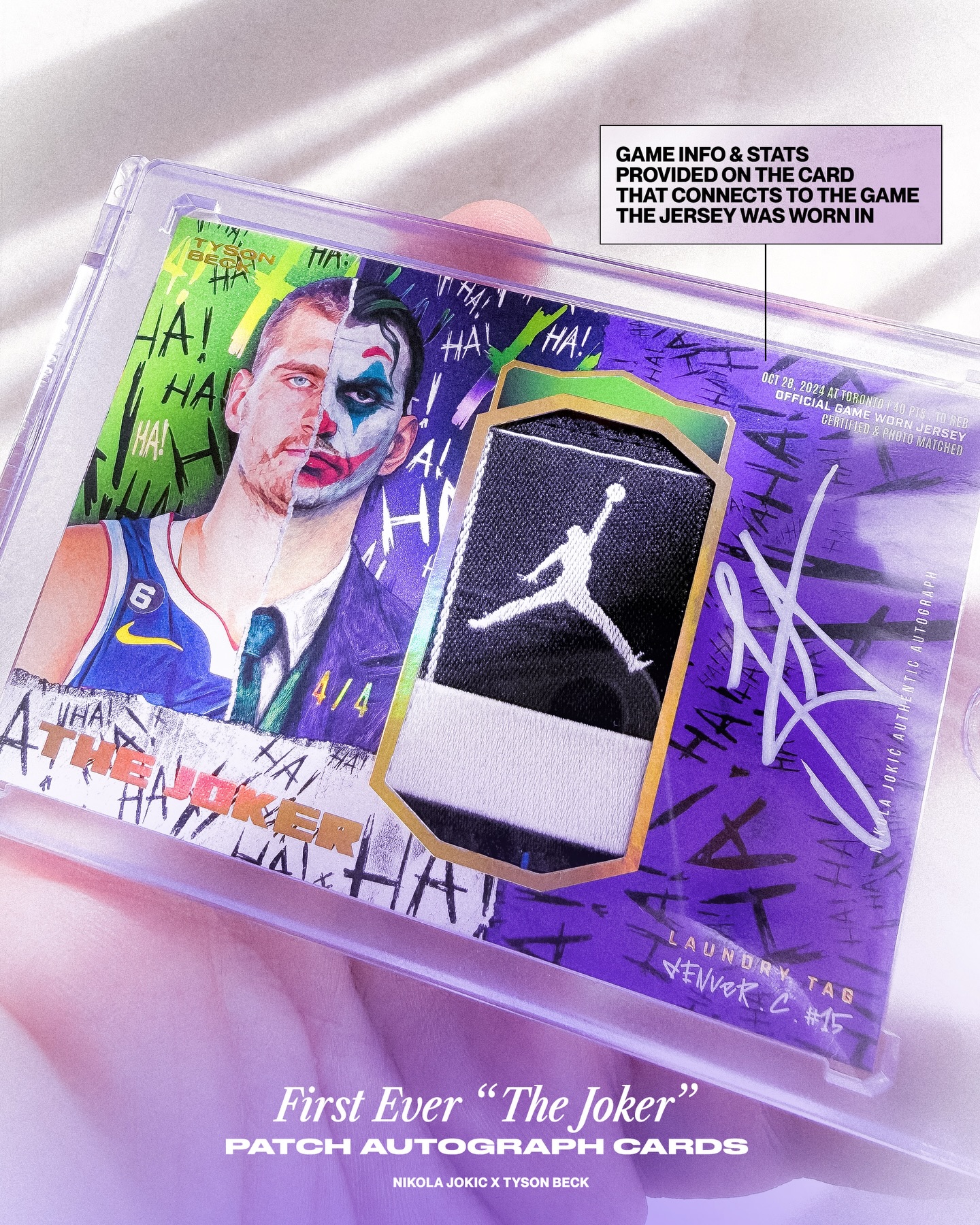 Introducing Nikola Jokić to The Game Worn Collection. In an 