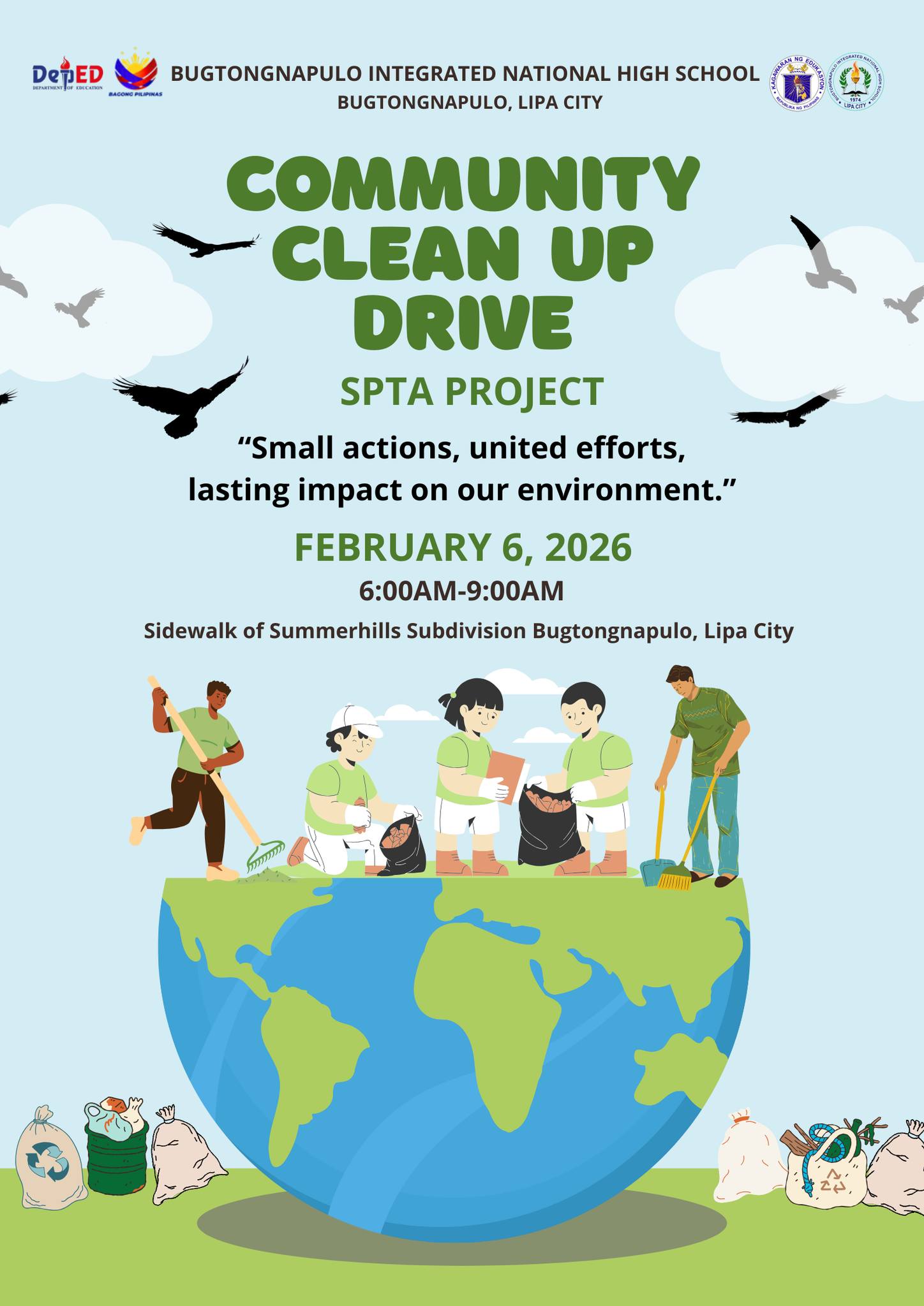 DepEd - Caring for the environment begins with unity and shared ...
