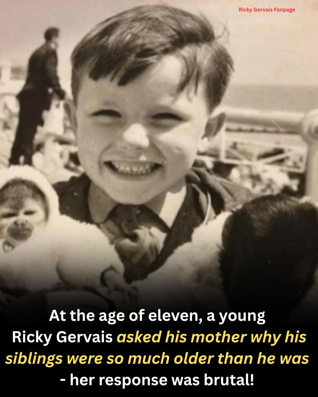 At the age of eleven, Ricky... - Ricky Gervais Fanpage | Facebook