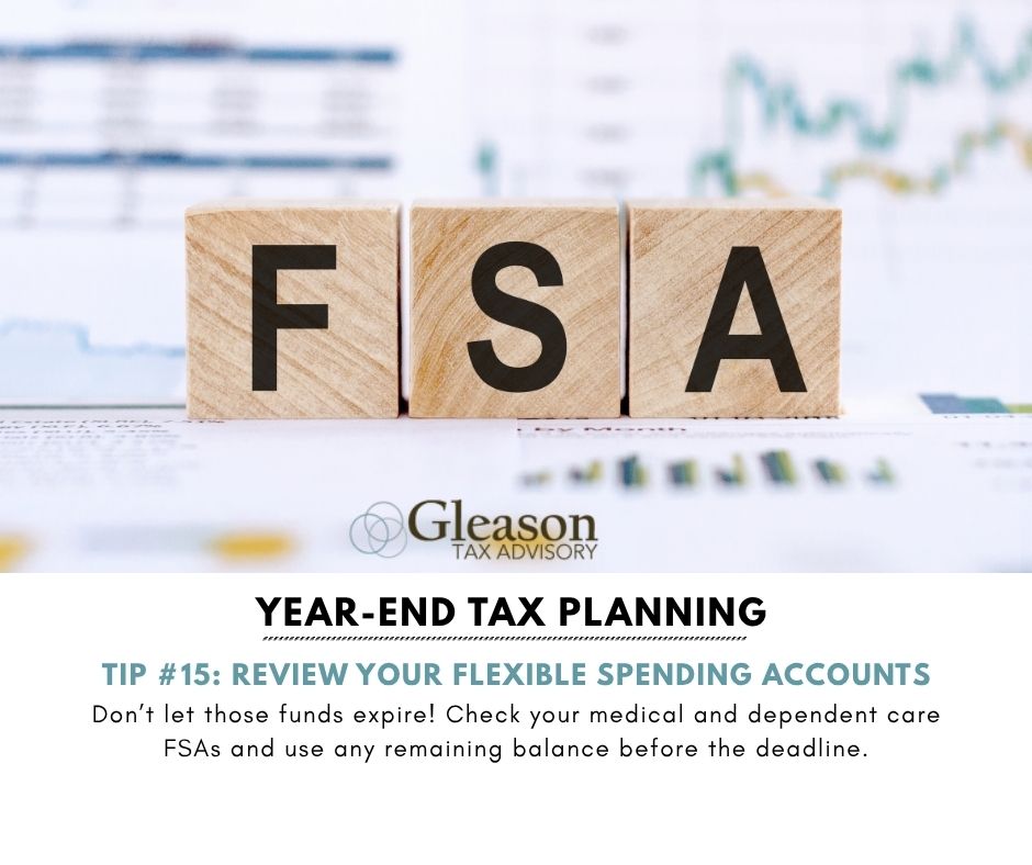 🎄 Before you wrap up the year,... - Gleason Tax Advisory | Facebook