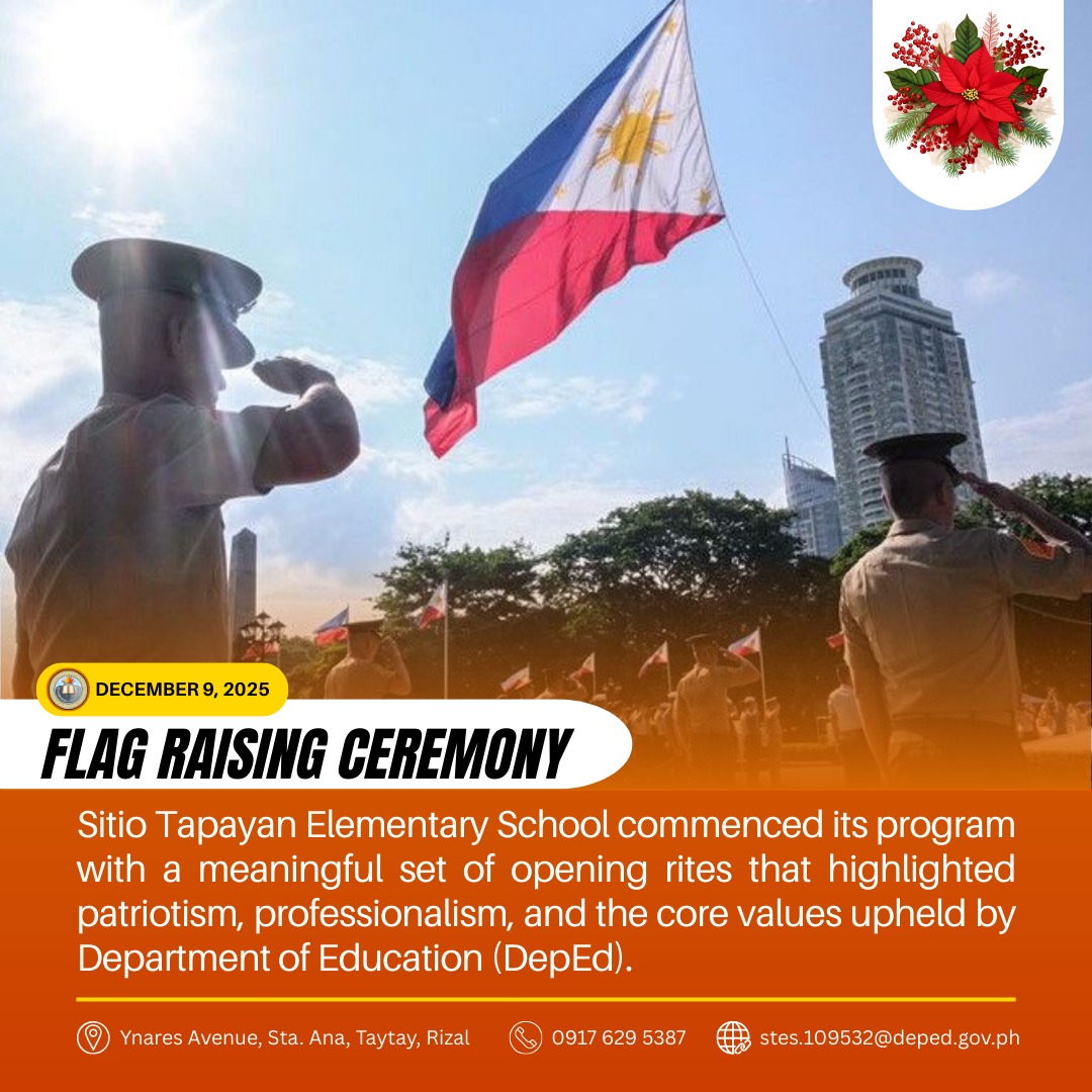 STE... - Deped Tayo Blue Rizal Sitio Tapayan Elementary School | Facebook