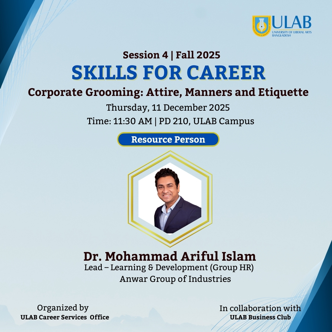 📢 Dear Students, The ULAB... - ULAB Career Services Office | Facebook