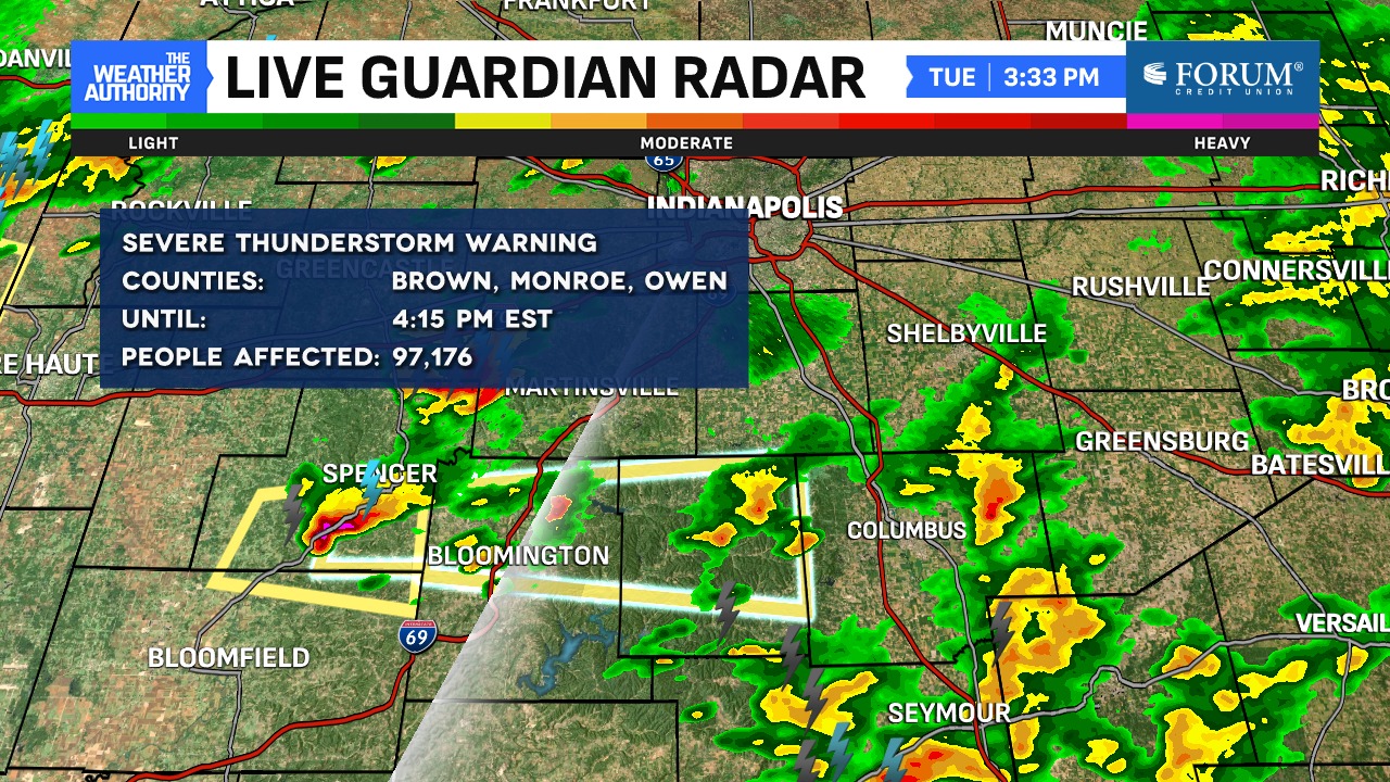 FOX59 News - A Severe Thunderstorm warning has been issued... | Facebook
