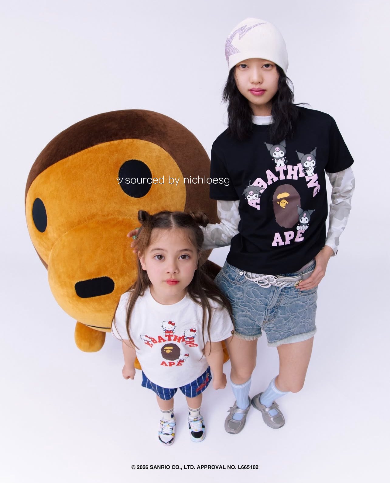 Bape x Sanrio collection release