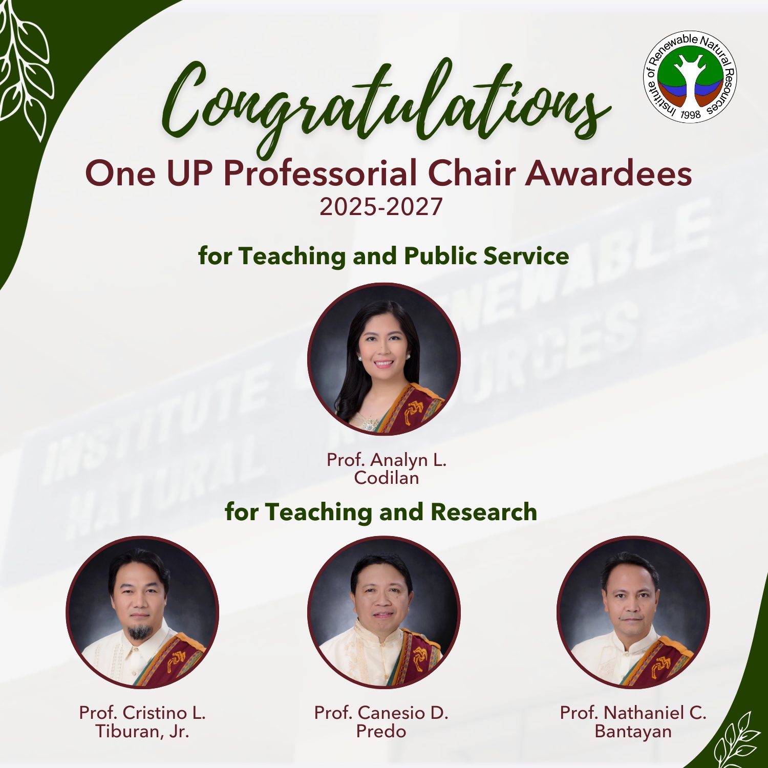 UPLB... - UPLB Institute of Renewable Natural Resources