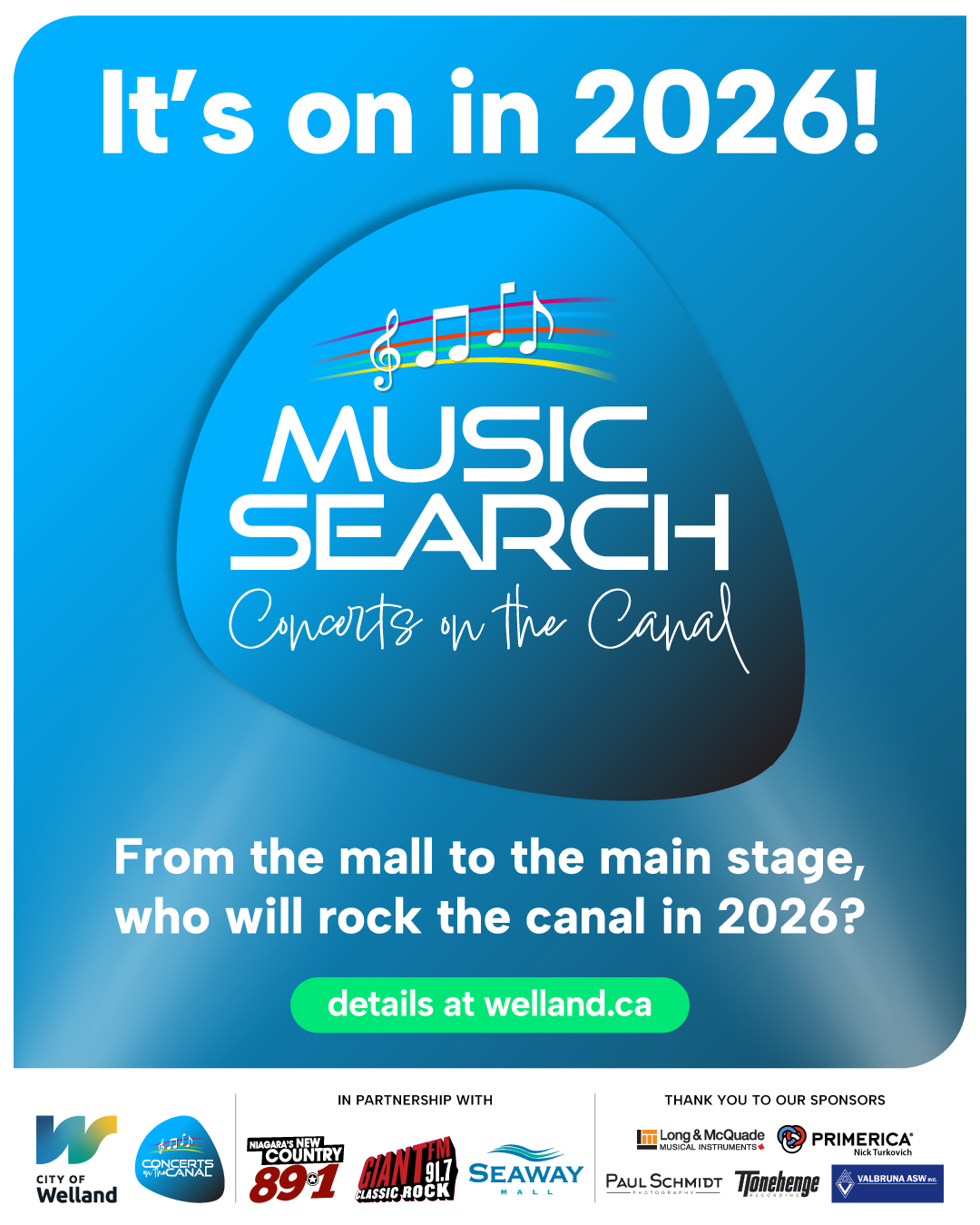 🎶 Two Weeks Away from... - Concerts on the Canal | Facebook