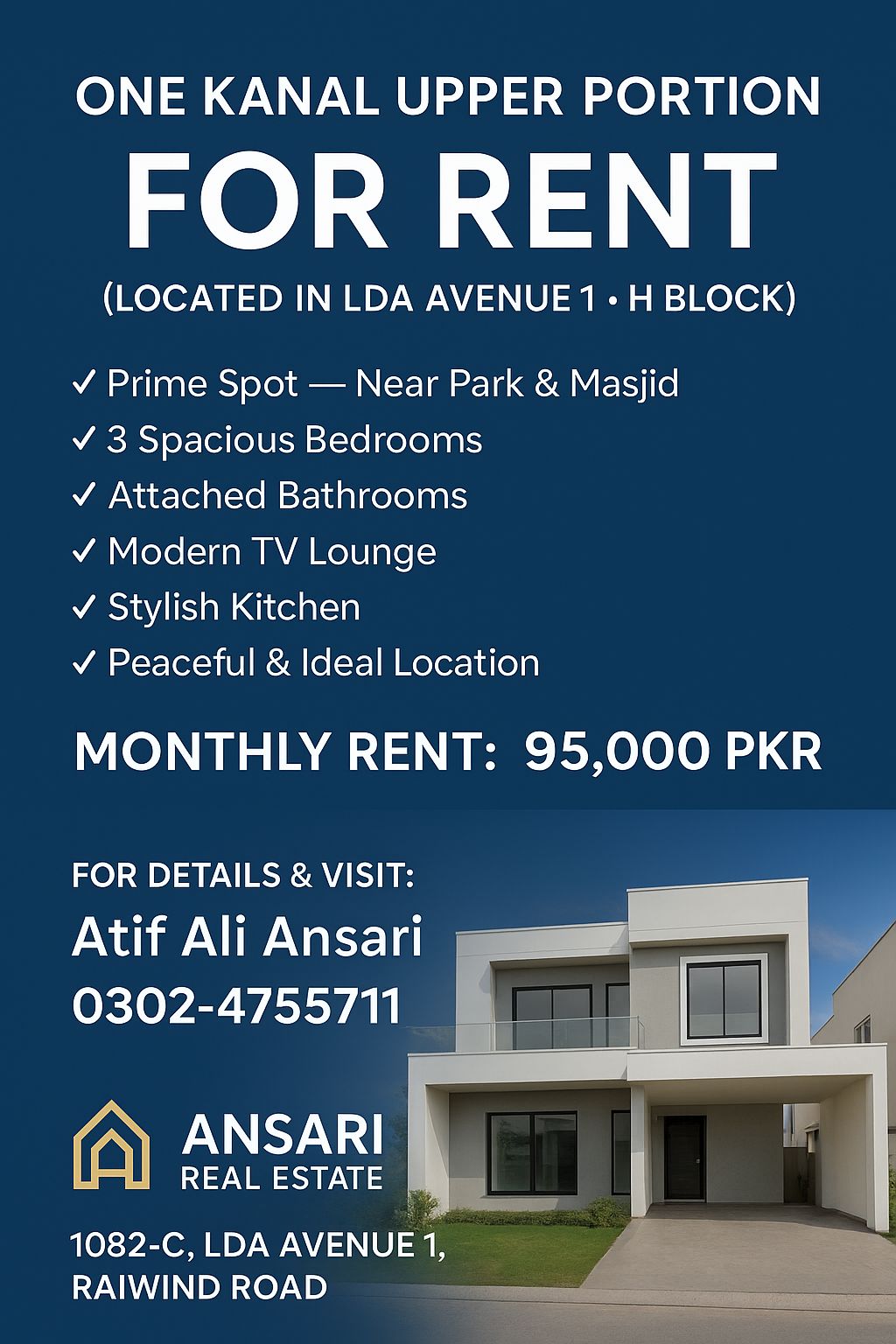 EME DHA PHASE 12 | 🏡 One Kanal Upper Portion — For Rent | Facebook