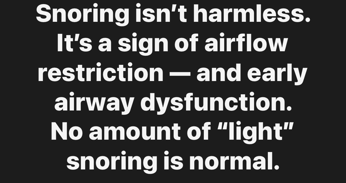 Dr - 😴 “Just a Little Snoring” Isn’t Harmless Snoring isn’t cute. It ...
