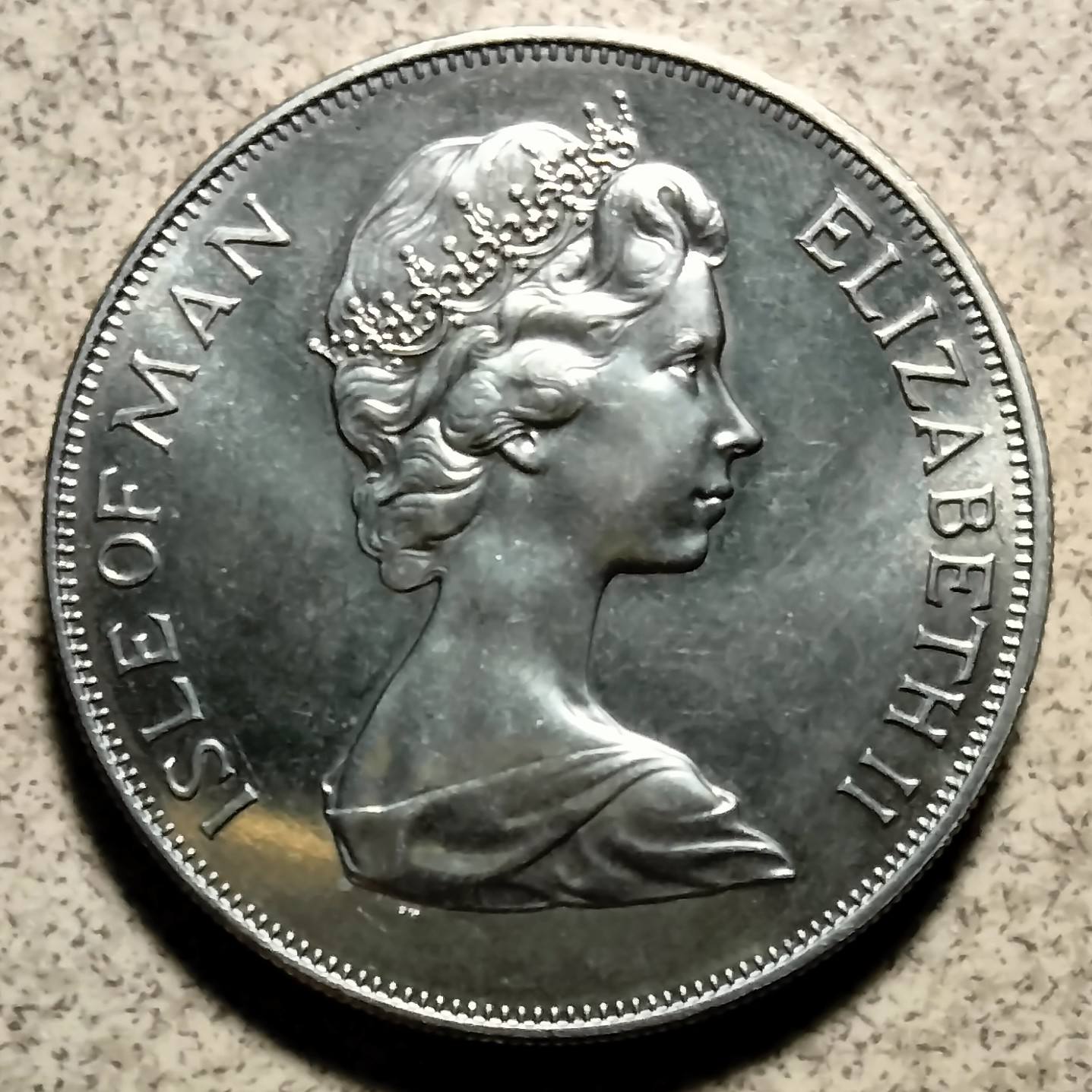 1977 Isle of Man silver jubilee coin details