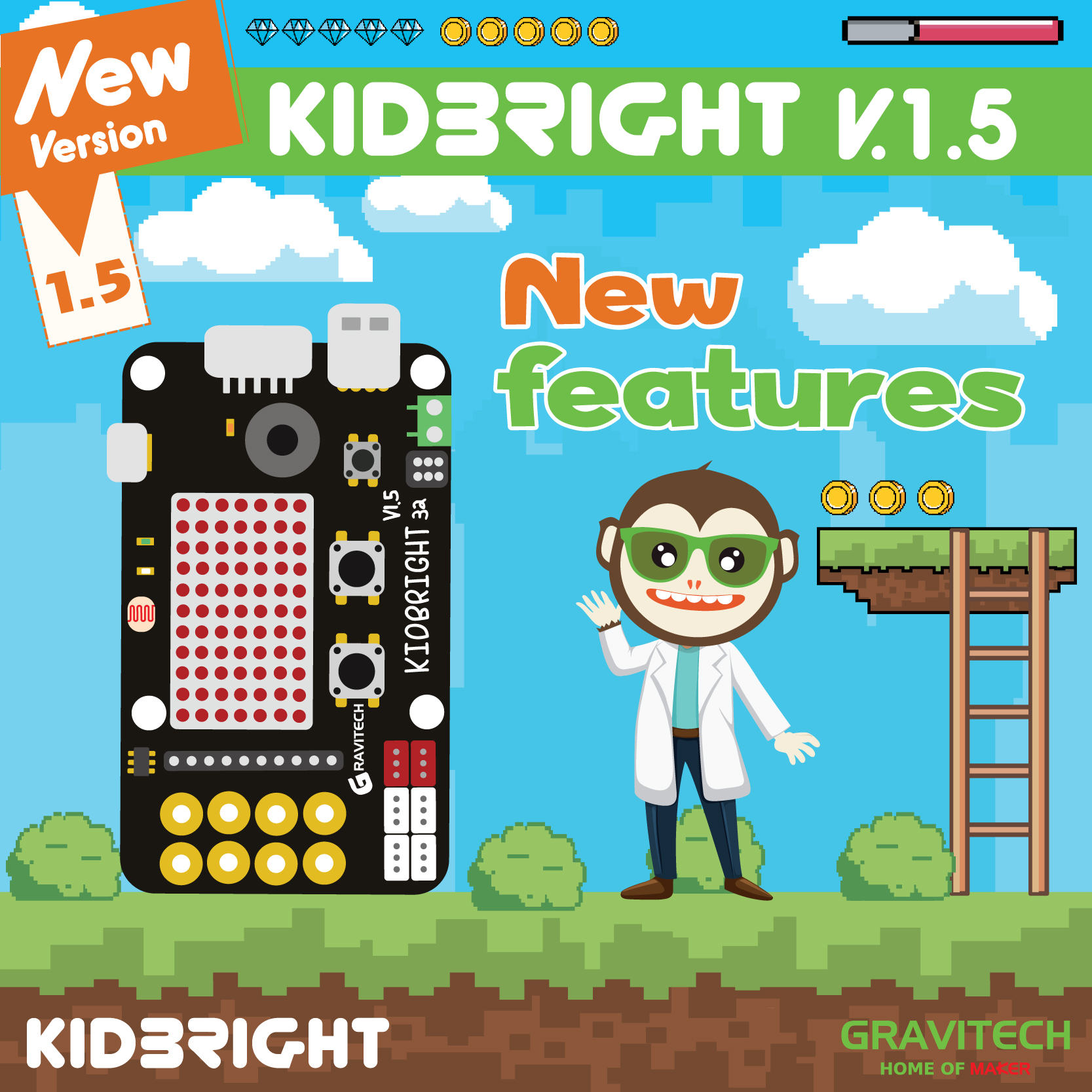 Gravitechthai - 🎉🎉พบกับ Feature ใหม่ๆ ของบอร์ด KidBright V... | Facebook