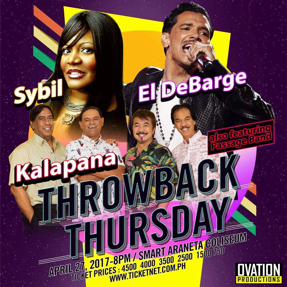 Philippine Concerts - El Debarge, Sybil, & Kalapana live in Manila ...