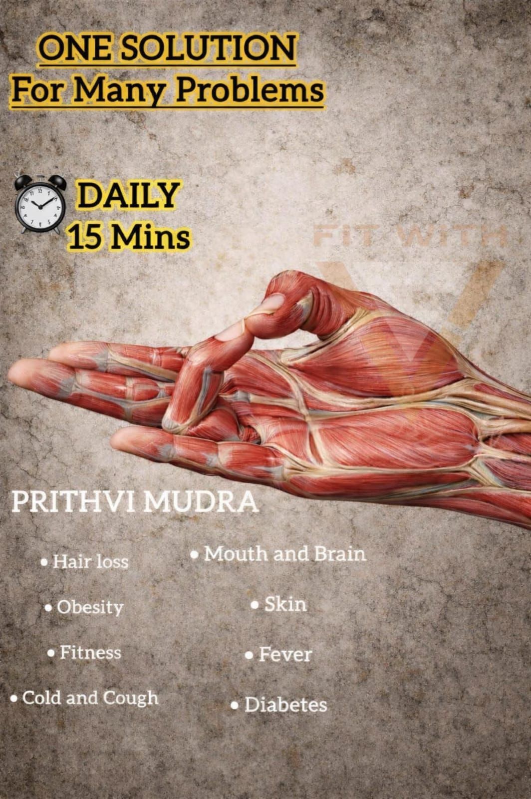 Living - 🌍 Prithvi Mudra | Step-by-Step Guide 🪑 Sit comfortably with ...