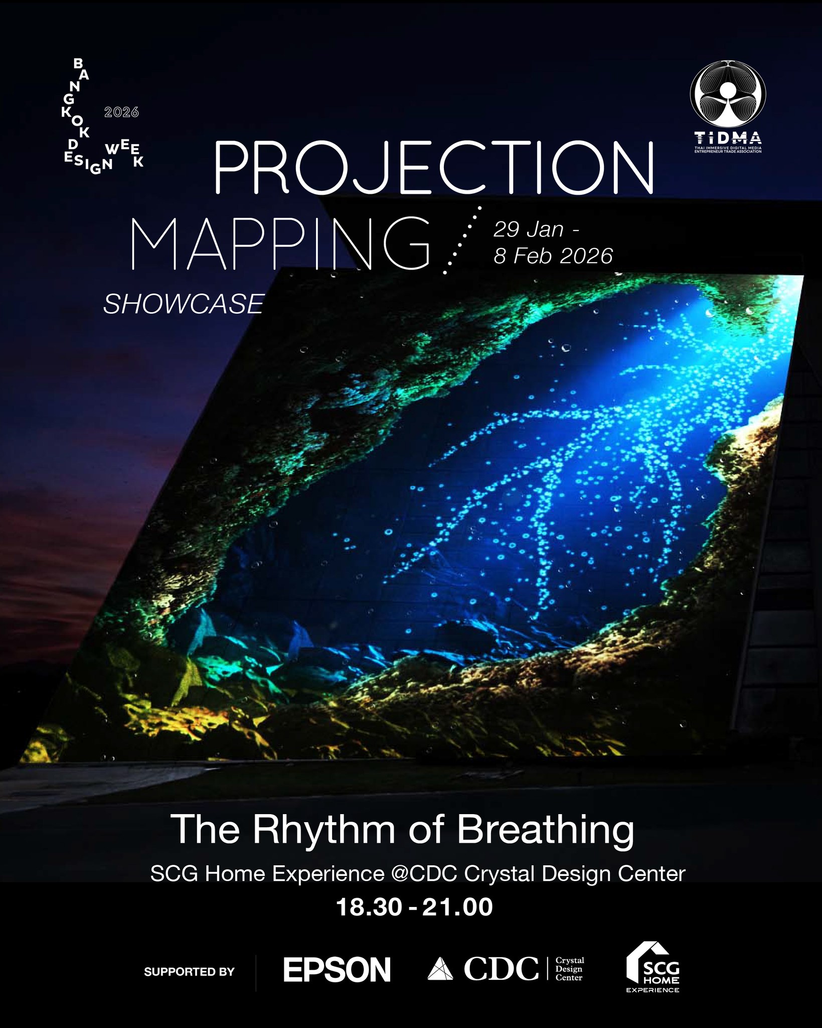 Bangkok - The Rhythm Of Breathing: Projection Mapping คือประสบการณ์ ...