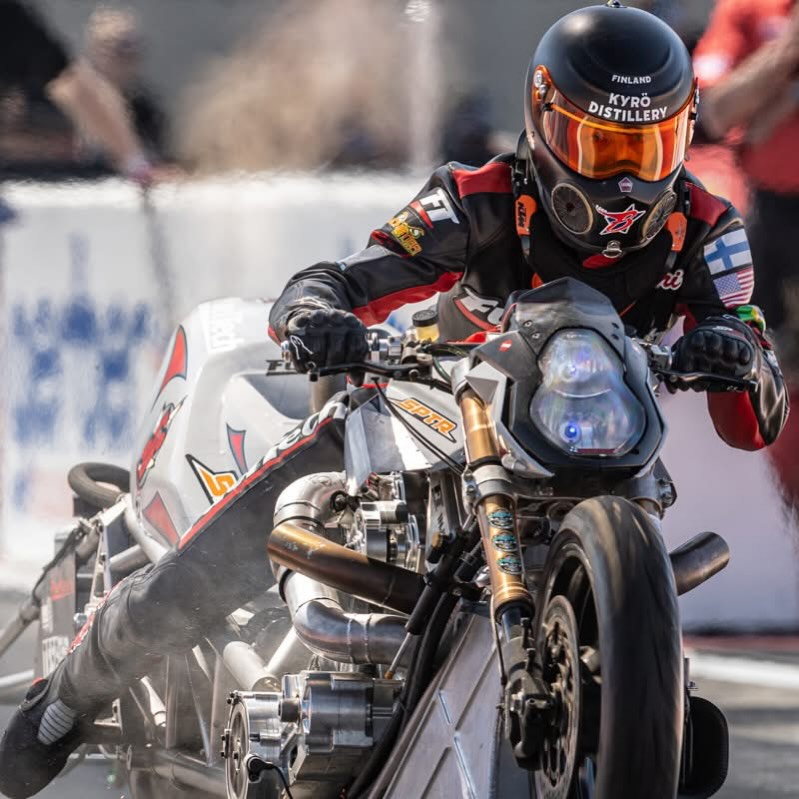 The world's quickest and fastest v-twin racers, the great Elmeri