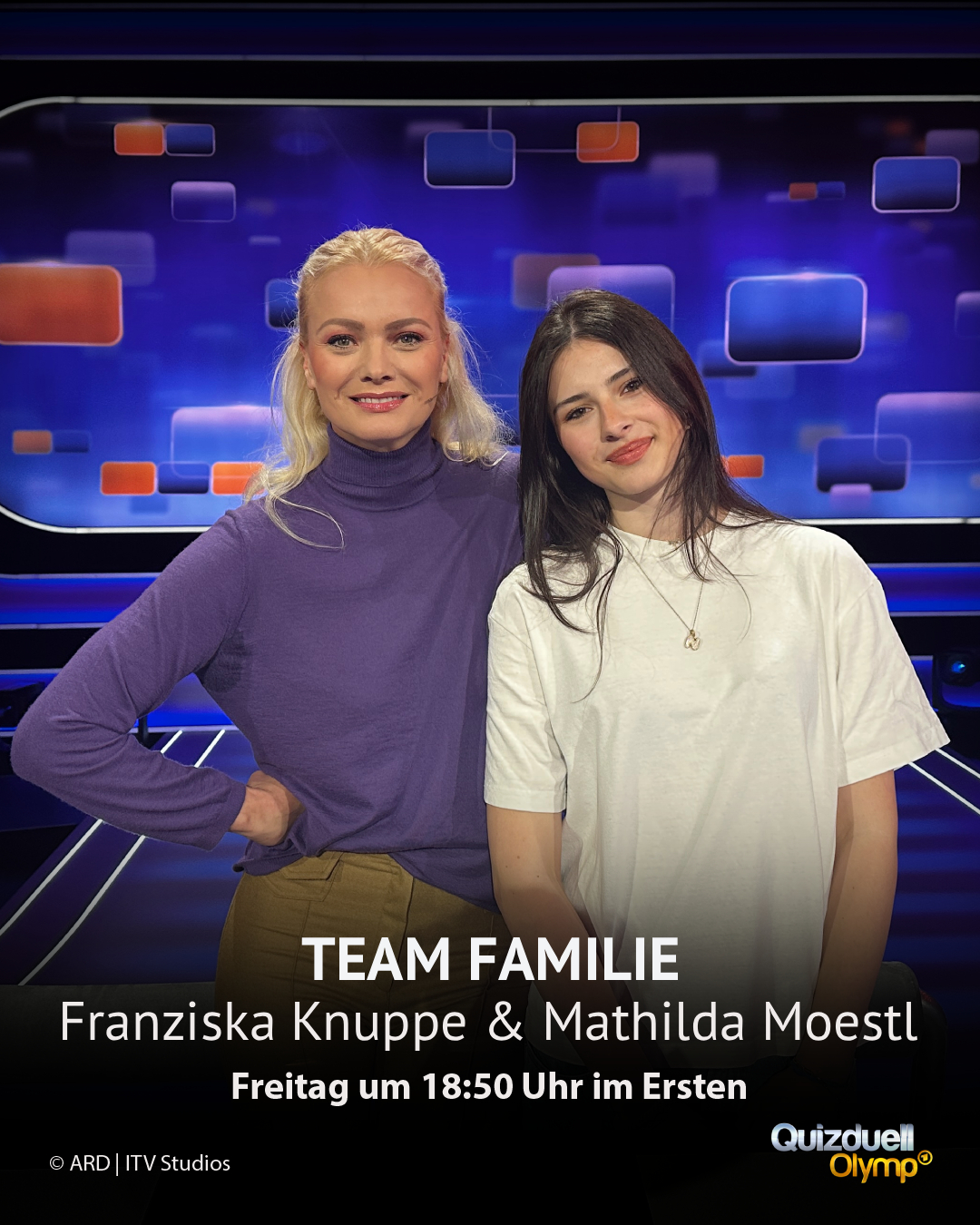 Franziska Knuppe und Mathilda Moestl... - Quizduell im Ersten | Facebook