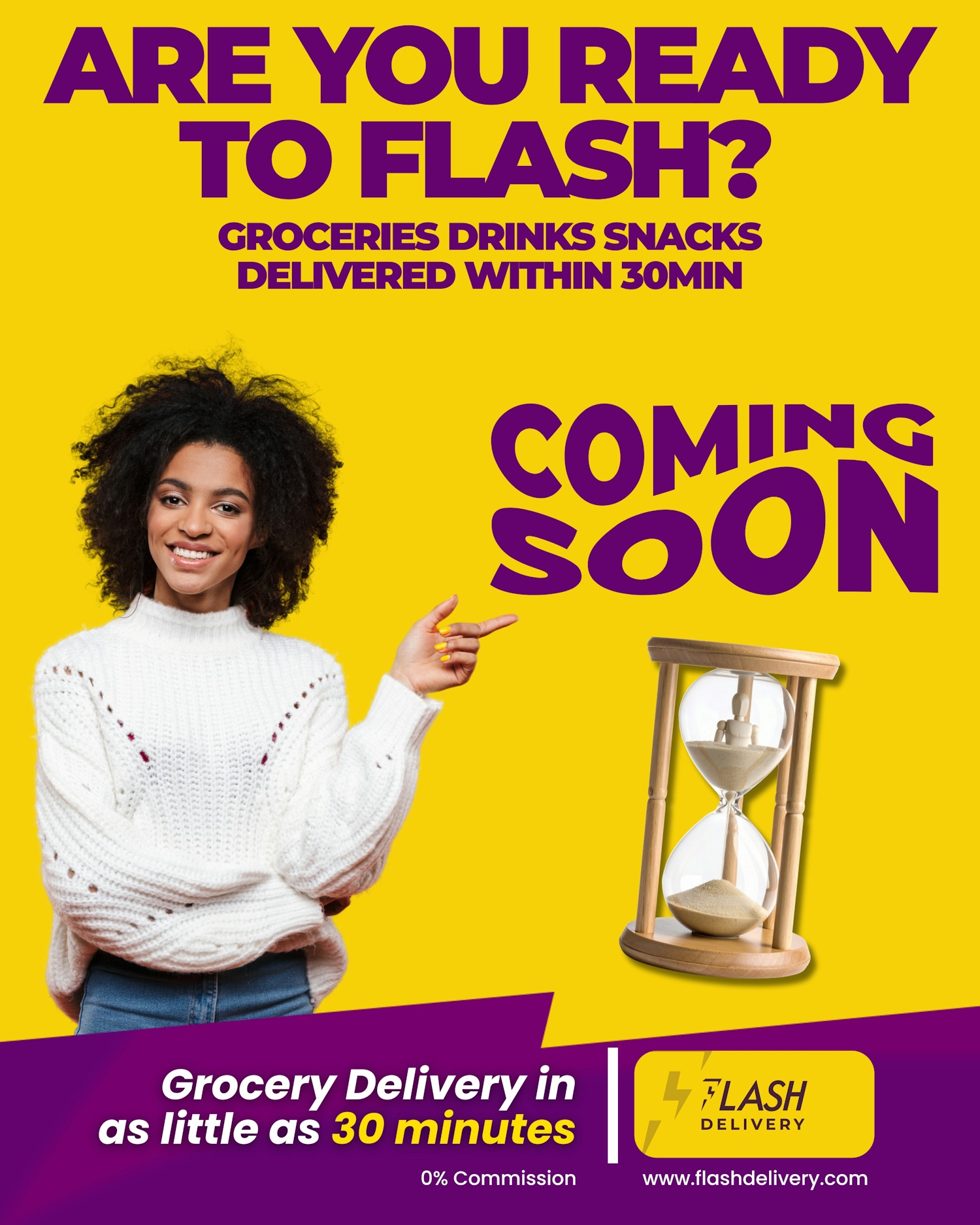 OLD - 🚀 Get ready! Soon with the Flash Delivery App, your essentials ...
