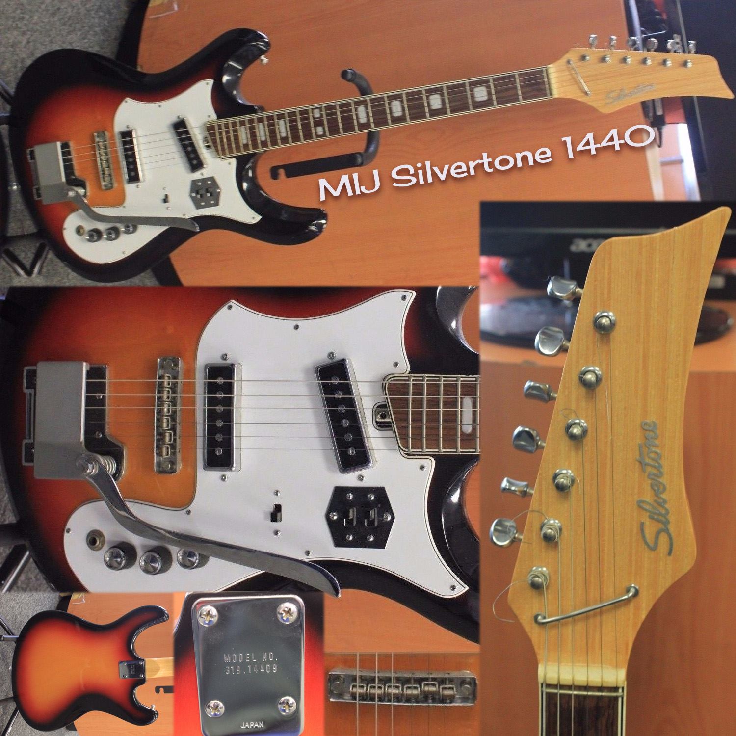 Vintage Silvertone 1405 guitar overview
