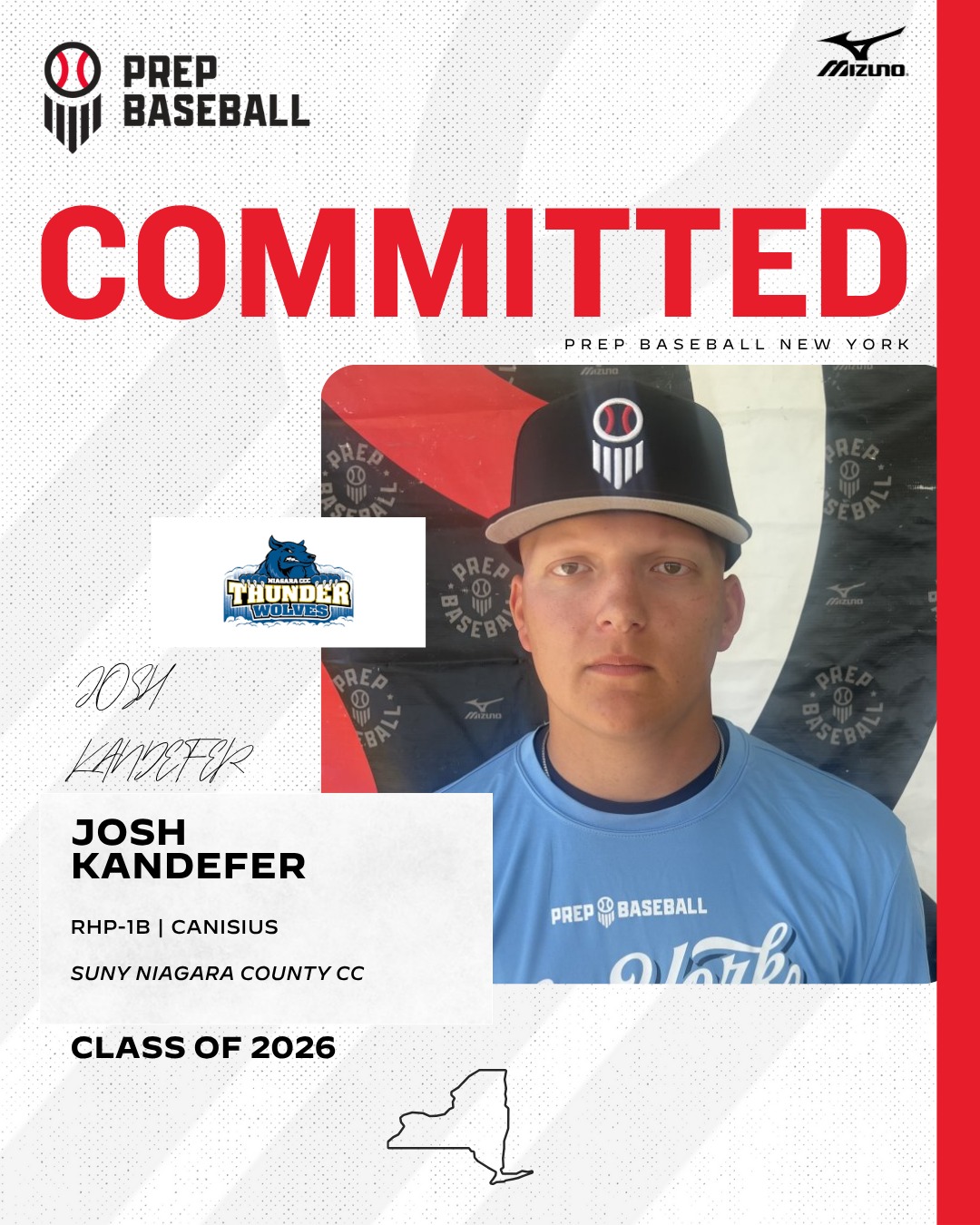 Prep - 🚨Commitment Watch🚨 2026 RHP/1B Josh Kandefer (Canisius) has ...