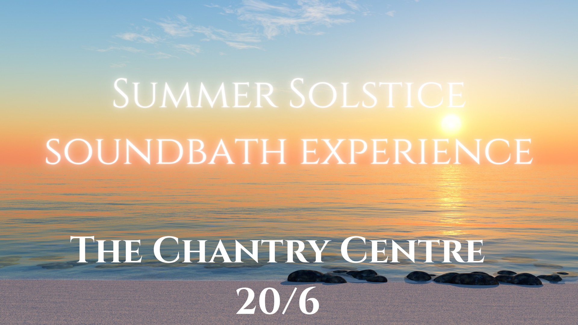 Summer solstice soundbath experience