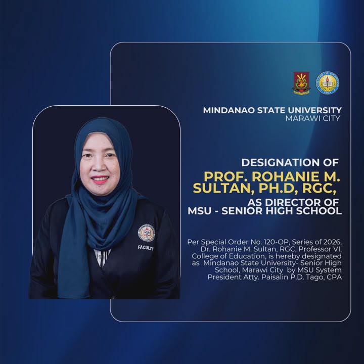 🎉 Congratulations, Dr.... - MSU-Marawi College of Education | Facebook