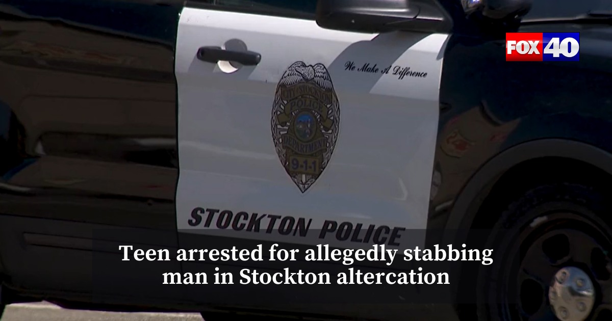 FOX40 - A 16-year-old was arrested after allegedly stabbing a man in ...
