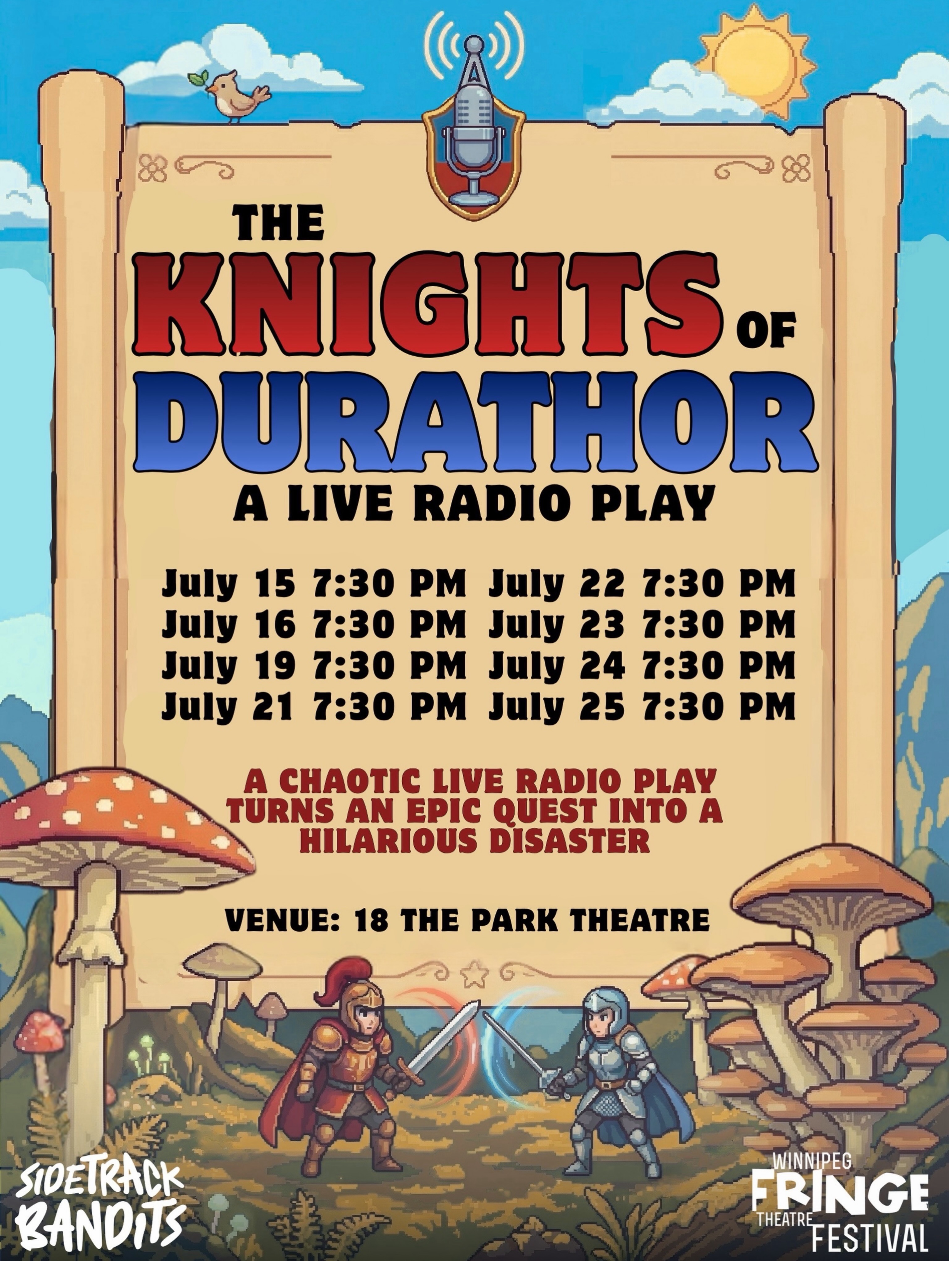 🚨ONE MORE WEEK🚨 Part of The Fringe Festival Knights of Durathor