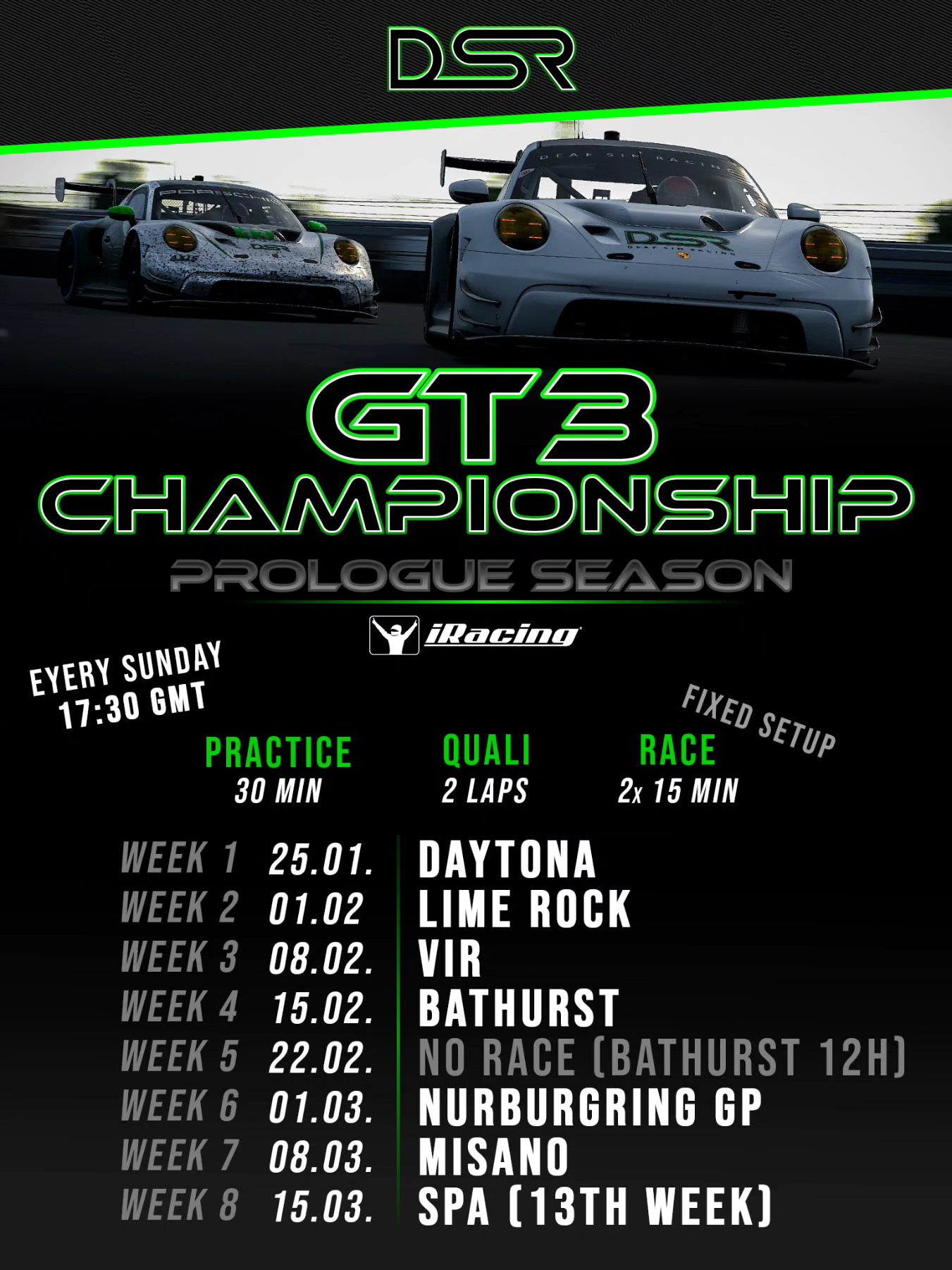 Deaf - DSR driver Ian Andersen - Racing is ready to collect more points ...