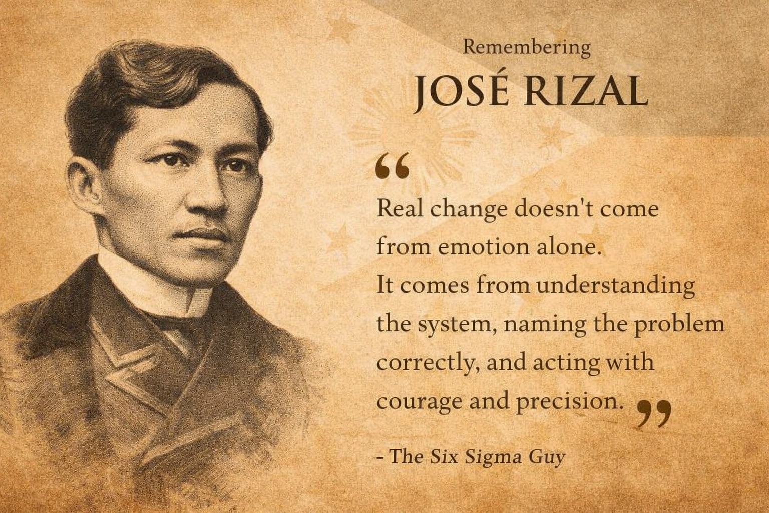 The Six - Today we remember José Rizal, not just as a hero, but as a ...