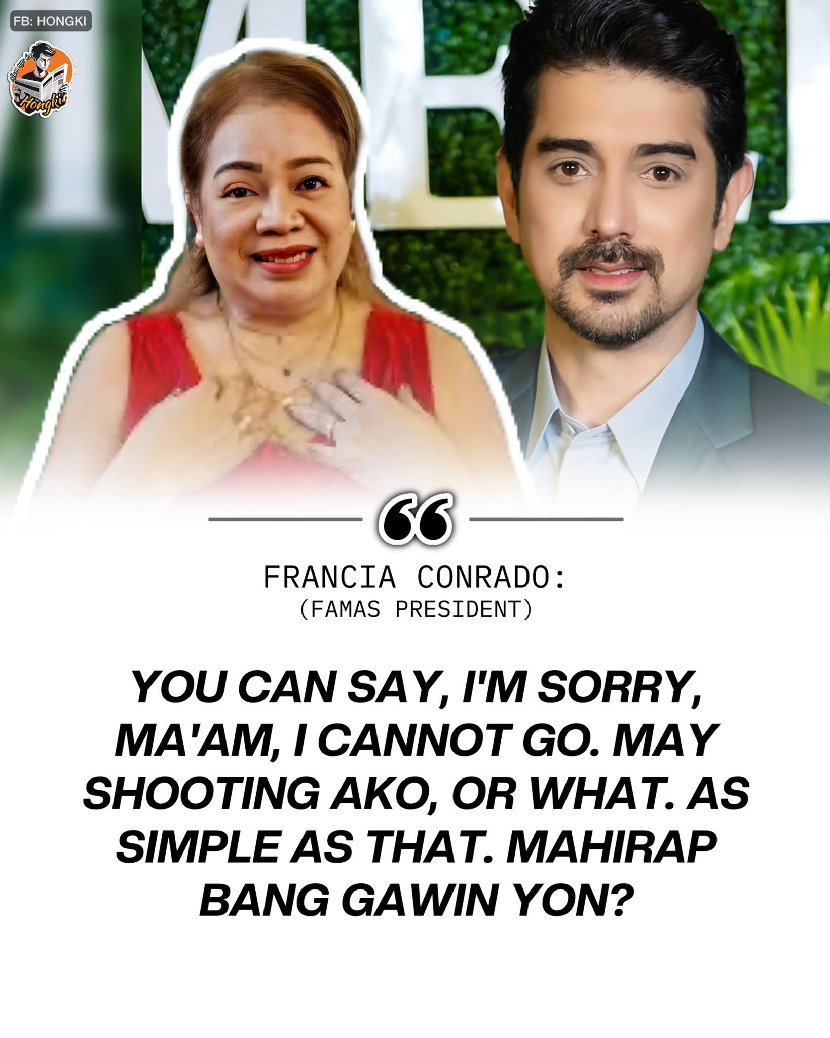 Hongki - IAN VENERACION, HINDI TINANGGAP ANG FAMAS CHILD ICON AWARD ...