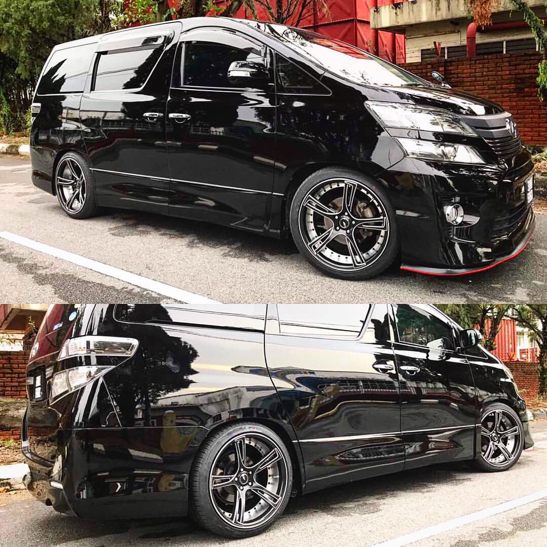 King of Rims Malaysia - Toyota Vellfire with New 20 inch AD 5 spoke ...