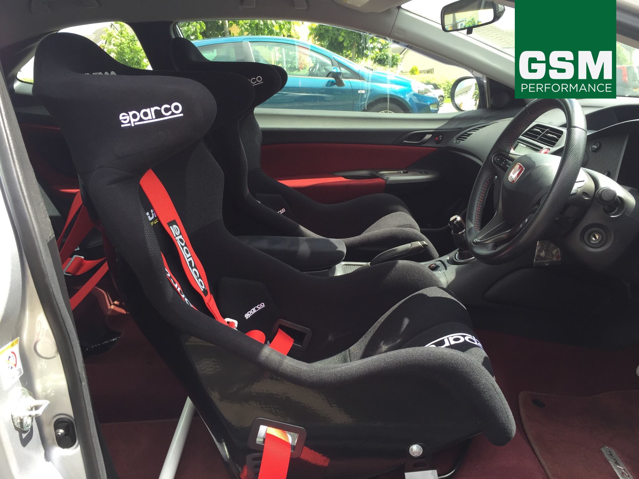 Sparco Circuit II bucket seats! A huge thanks to our customer for 