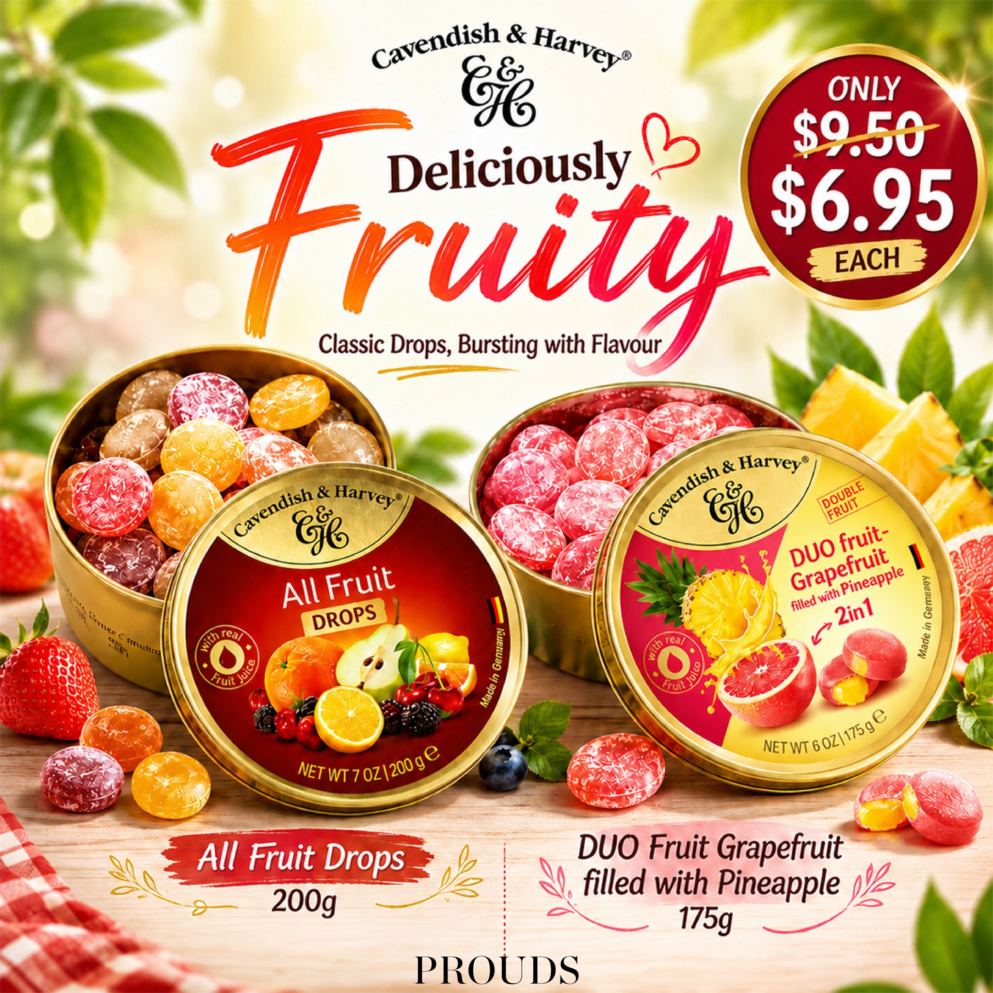 Freshen up your day with Cavendish & Harvey! ? Whether you