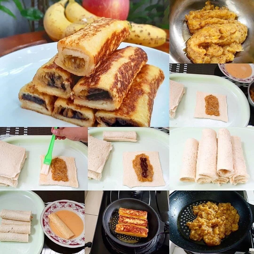 Resep - ROTI PISANG COKLAT⁣ By @umi_babyraj⁣ Bikin cemilan praktis ...