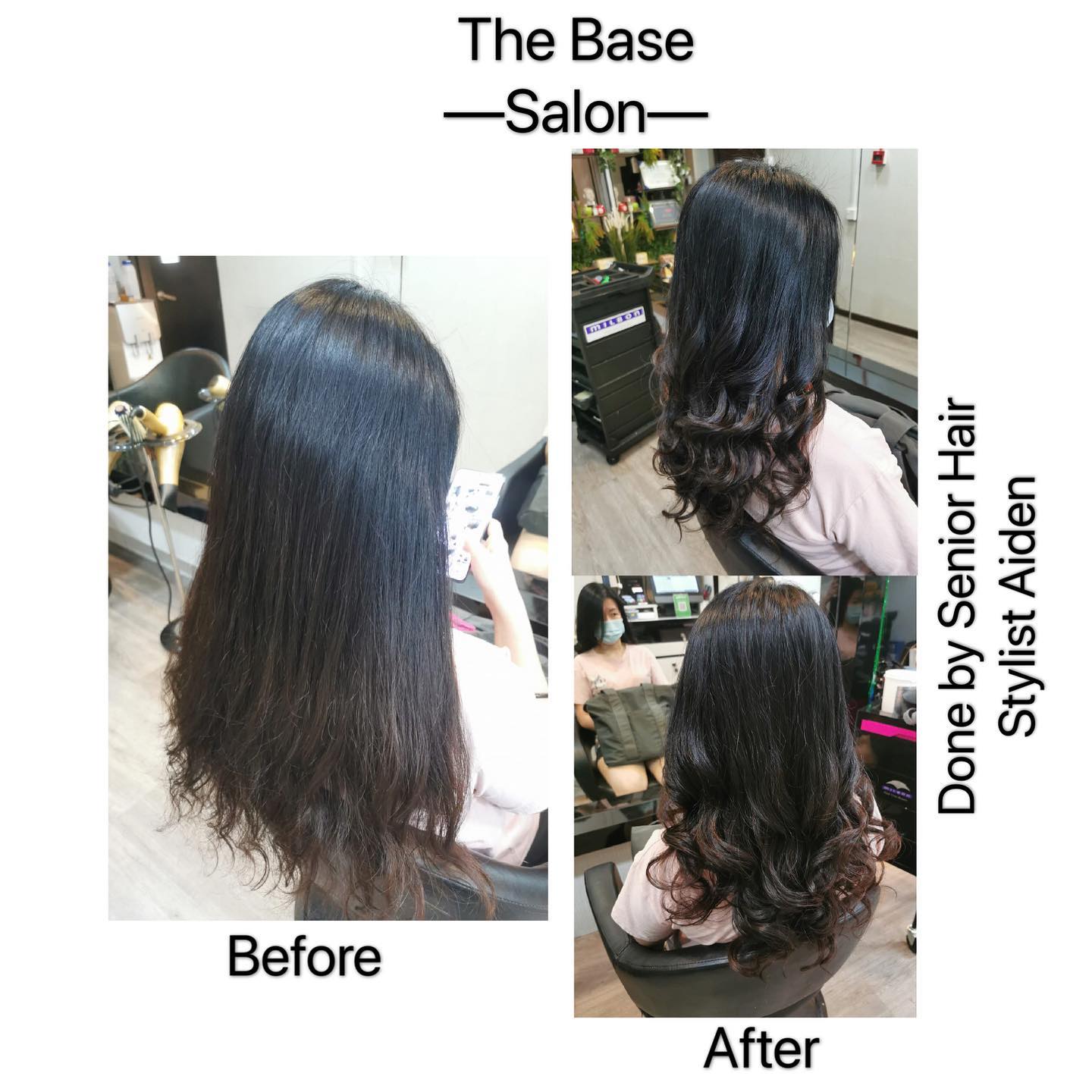 The Base Salon - How does a hot perm work? 1)Breaking the...