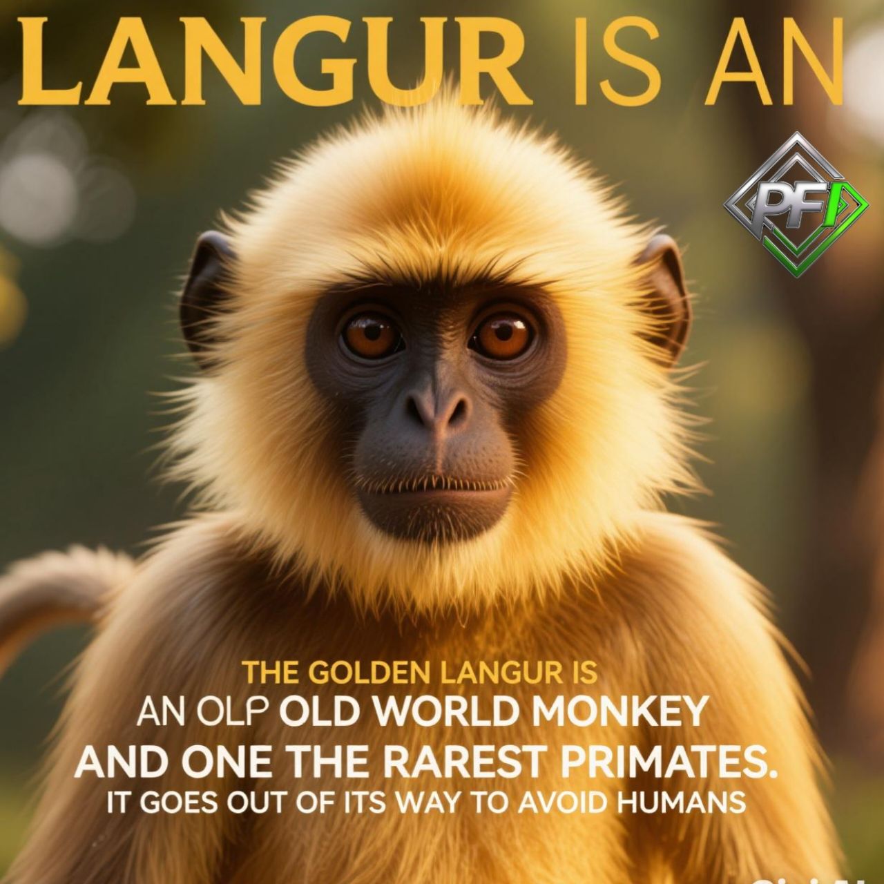 Ang Golden Langur ay isang... - Possible Futuristic Ideas | Facebook