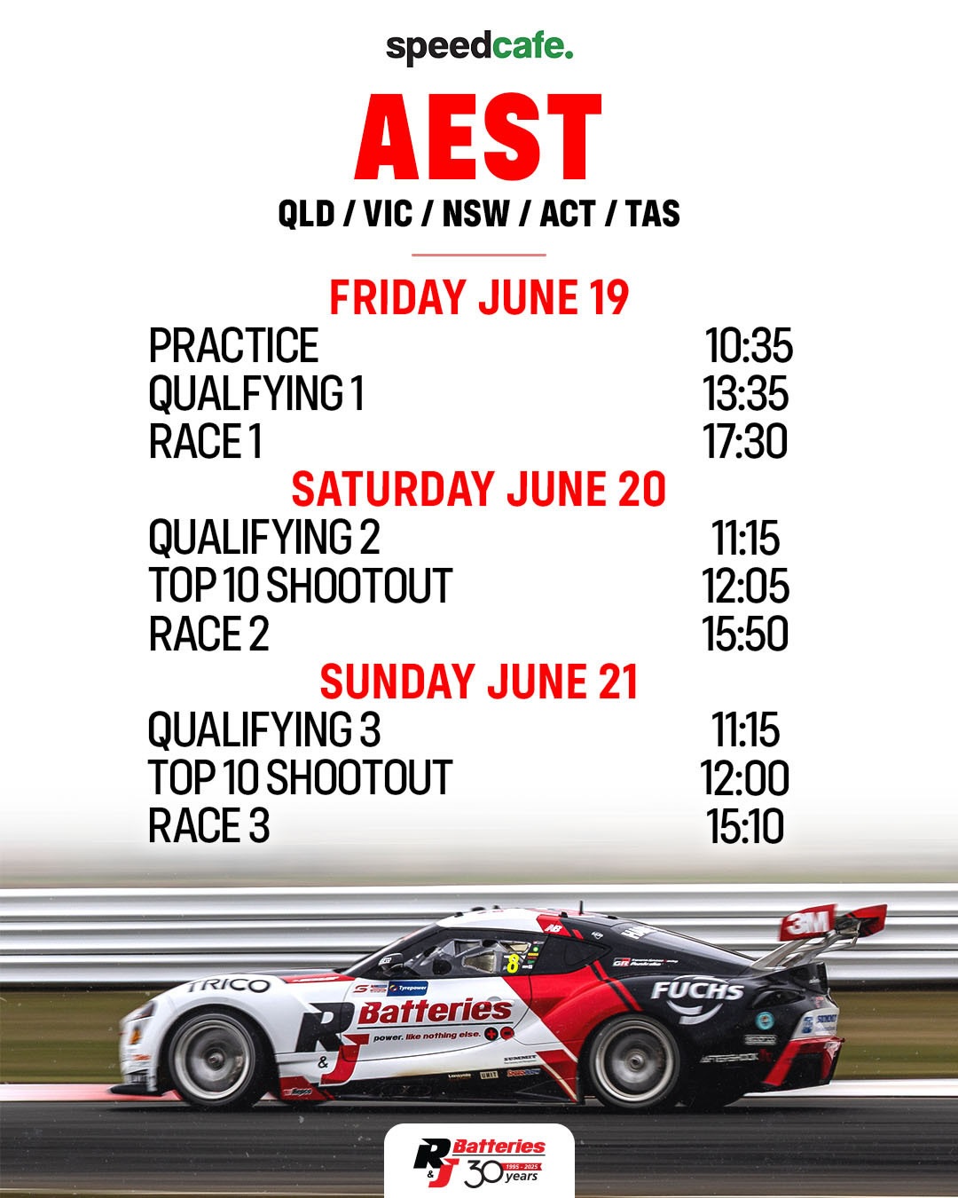 Supercars racing all three days! Here's your Darwin Triple Crown