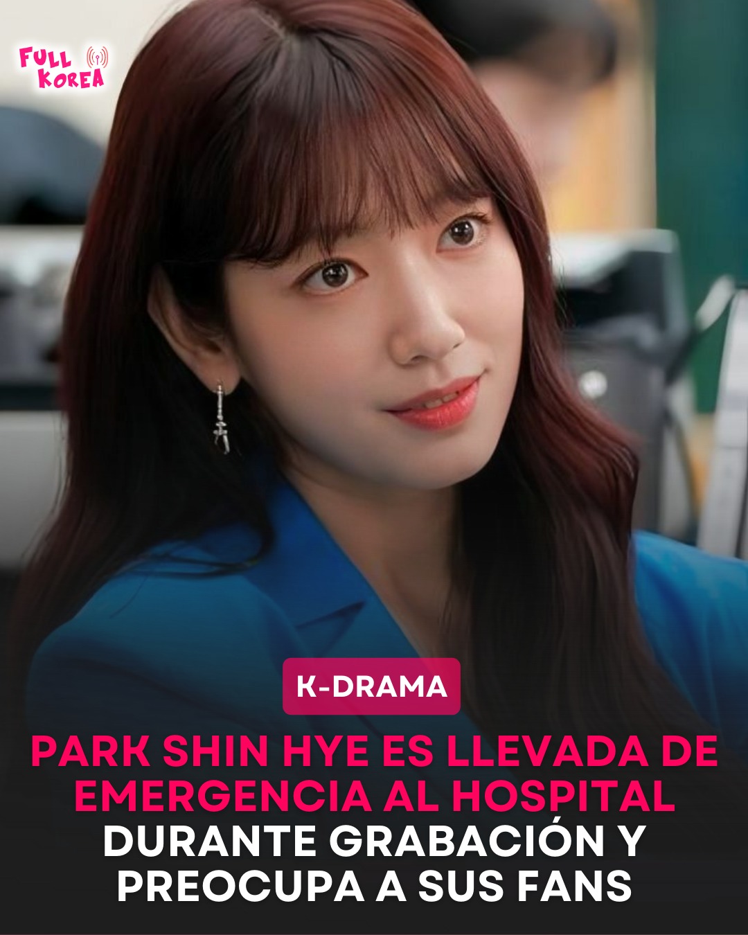 FULL - La actriz Park Shin Hye vivió un momento alarmante al colapsar ...
