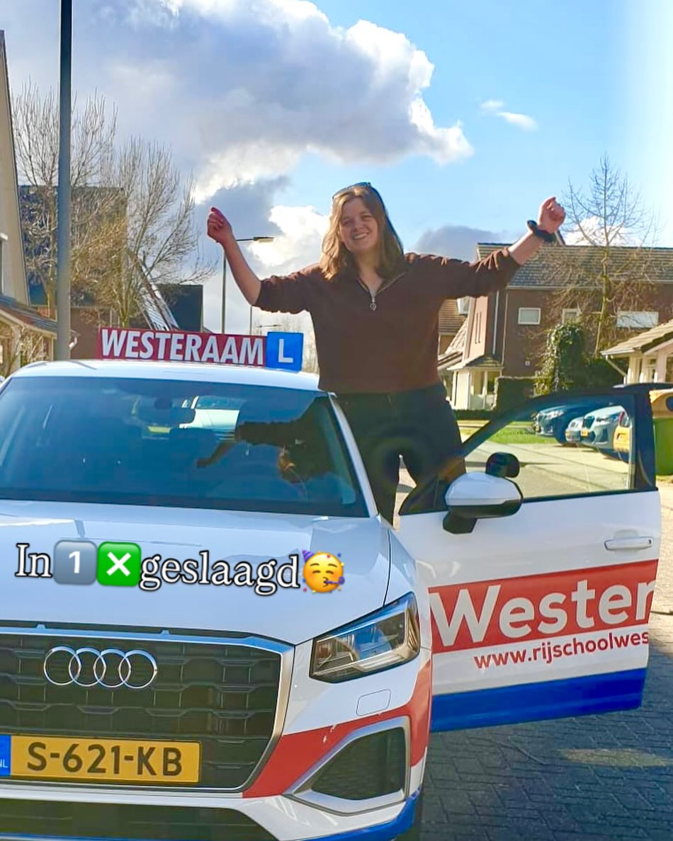 Rijschool Westeraam - Hoera 🎊 Ook Machteld van Wessel is in 1️⃣ ️ ...