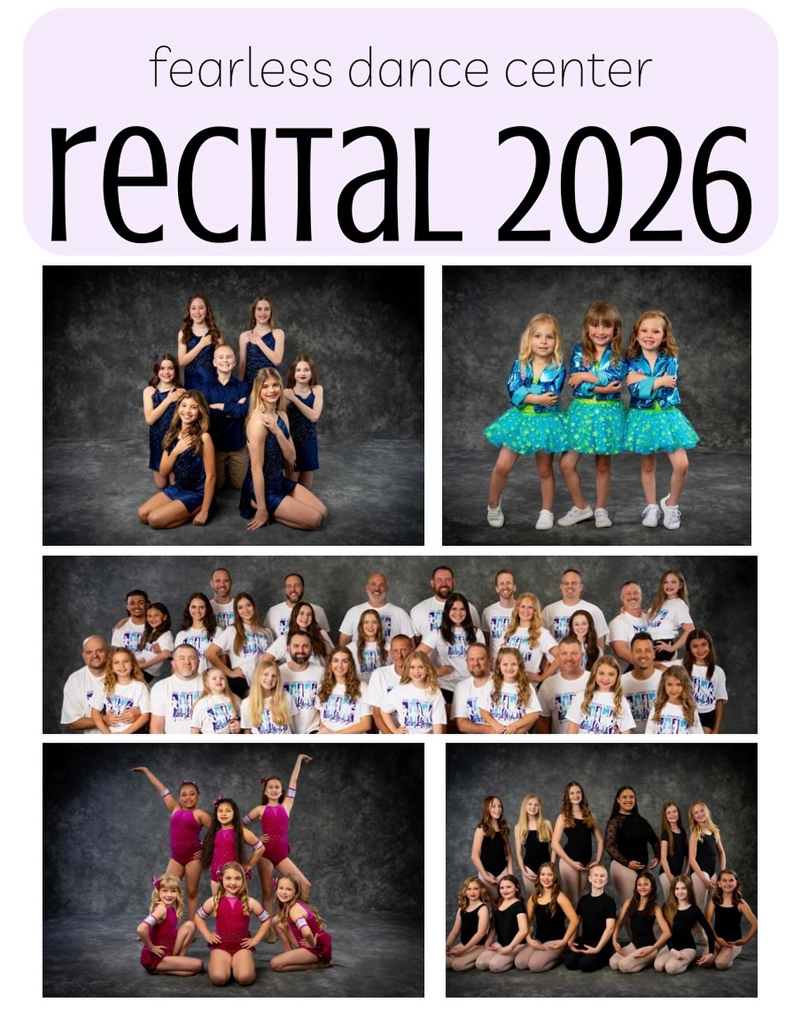 FEARless - Recital info has officially been sent! 🤩 If you’re in, it’s ...