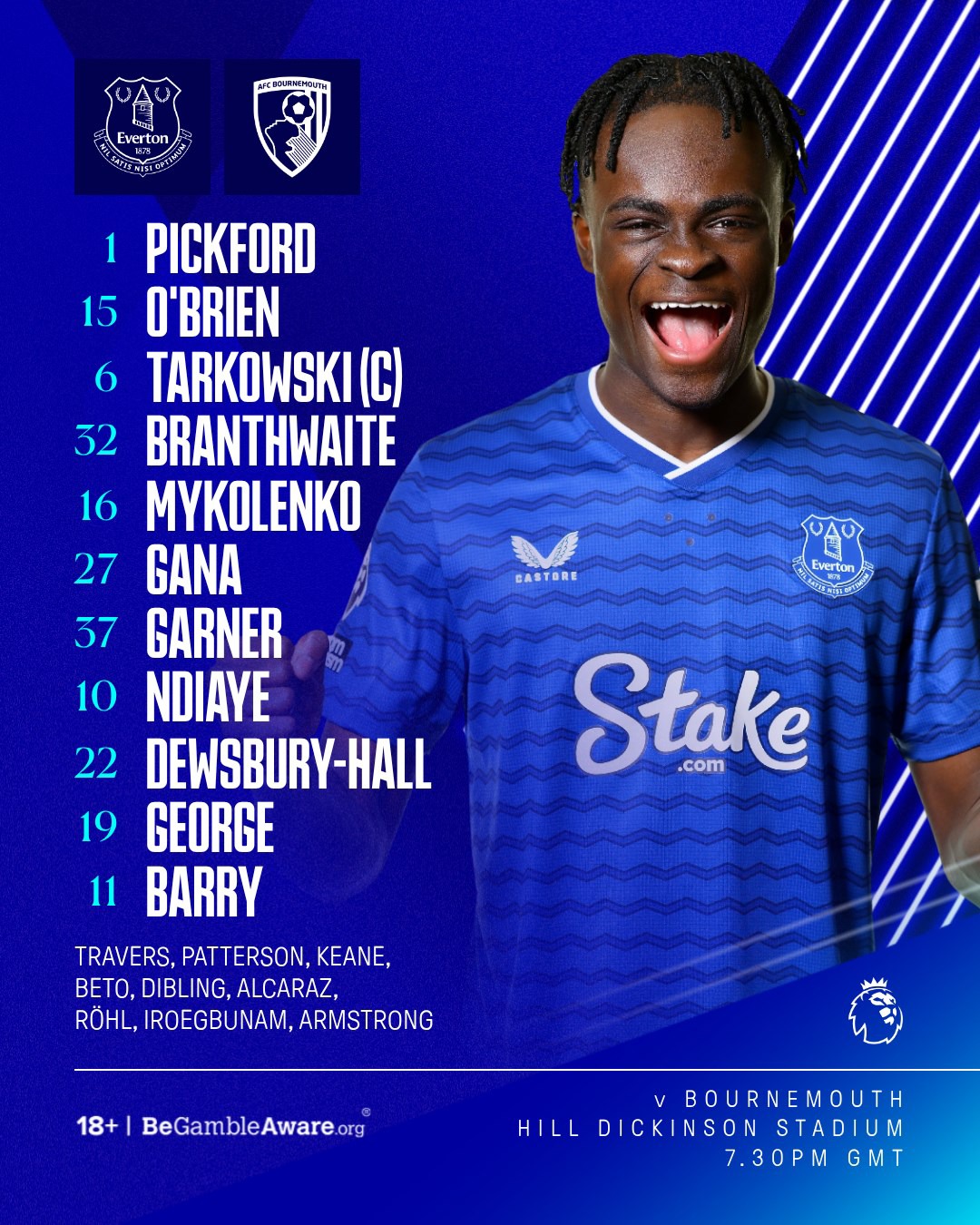 Tonight's Toffees to face AFC... - Everton Football Club | Facebook