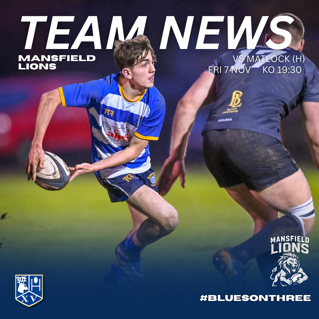 Mansfield Lions Team News... - Official Mansfield Rugby Club | Facebook