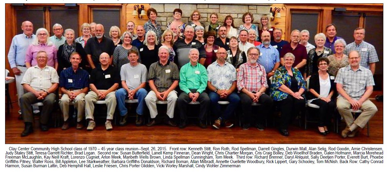 The front page from... - Clay Center and Clay County Dispatch | Facebook