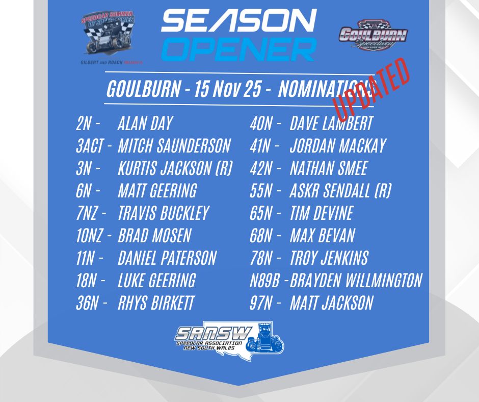 Speedcar Association of NSW... - Speedcar Association of NSW