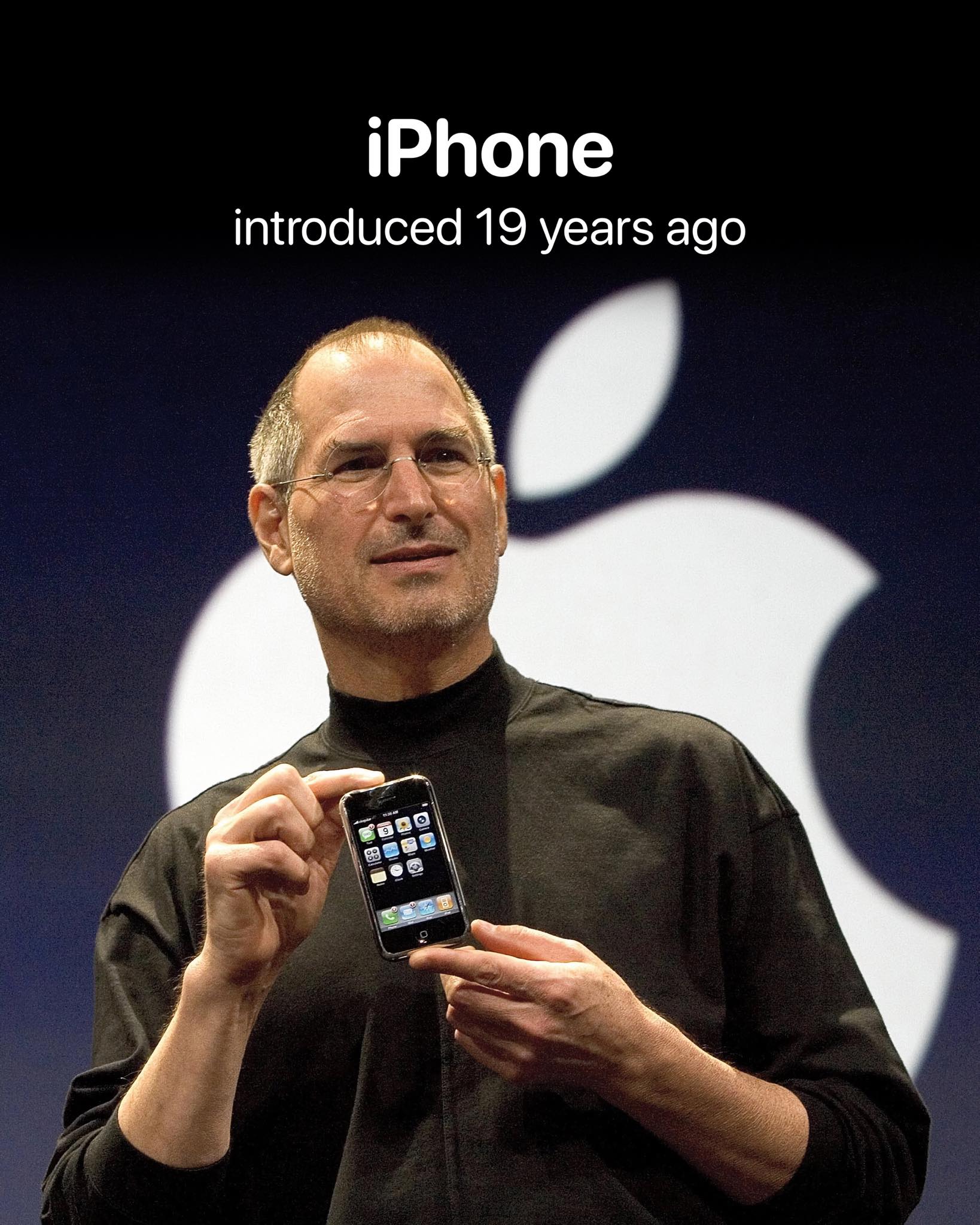 Apple - Steve Jobs introduced the original iPhone nineteen years ago 🤯 ...