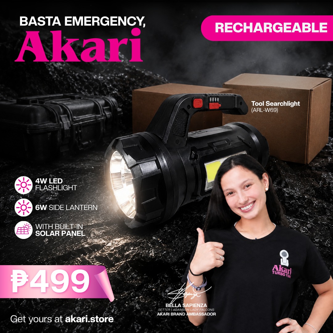 akari rechargeable led flashlight AK-5950S Searchlight, Torch with Emergency Light 20 SMD on Side. (Colour White, Blue, red, Orange, Black Any 1 Piece Will be Sent as per Availability) Sports, Fitness Akari Rechargeable Flashlight - ARFLK8903