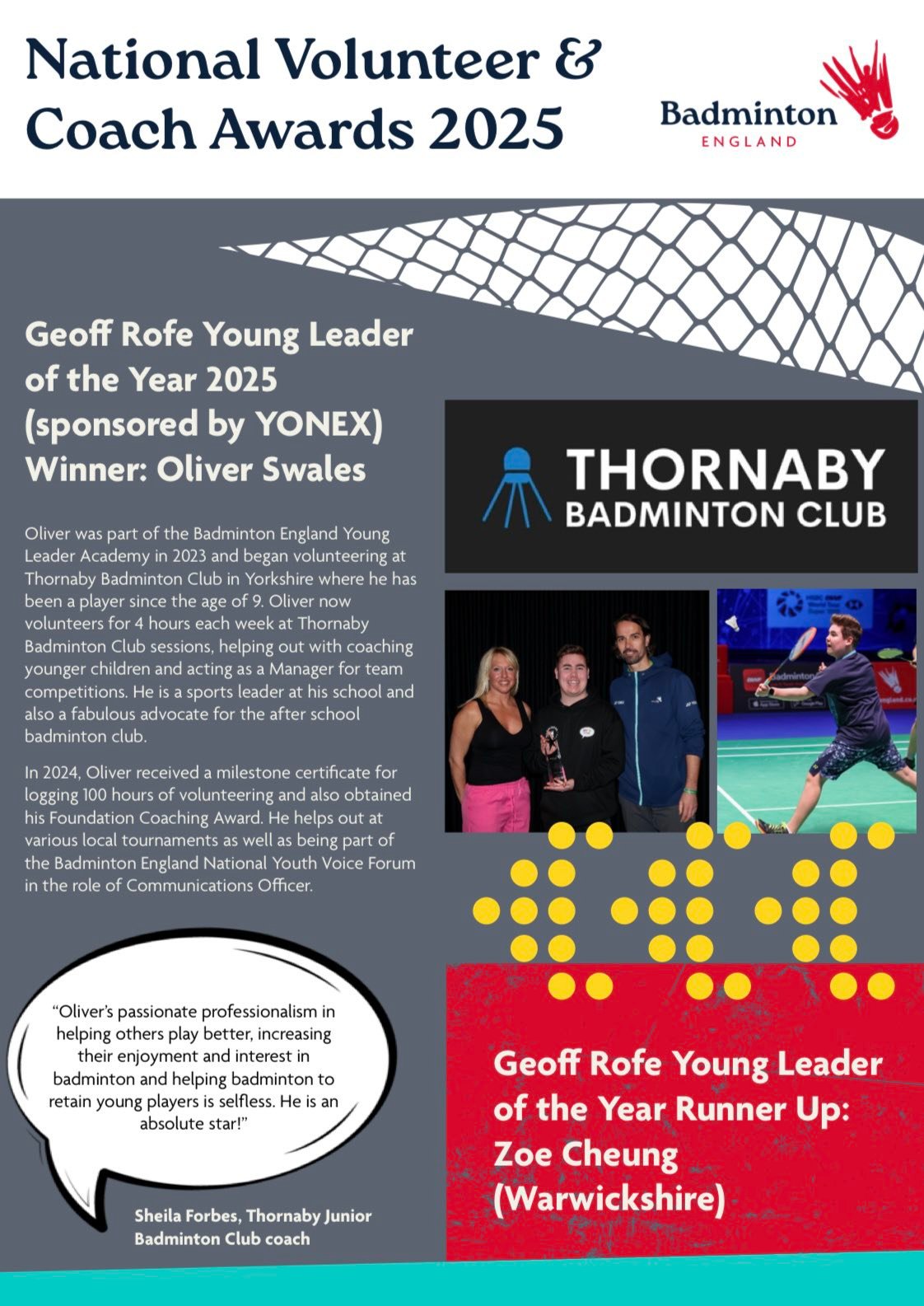 Durham County... - Durham County Badminton Association
