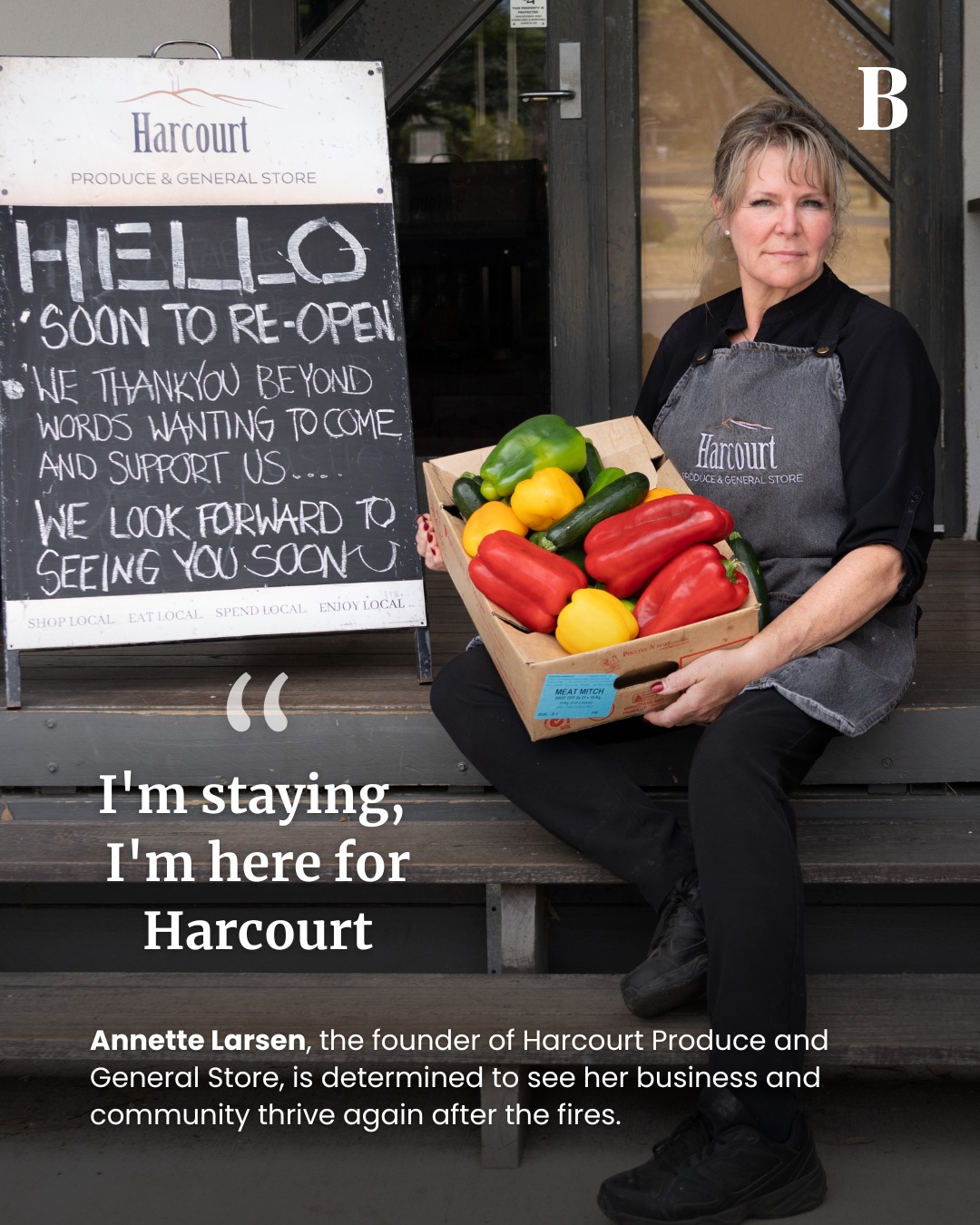 The Bendigo - Annette Larsen's store survived the blaze and played a ...