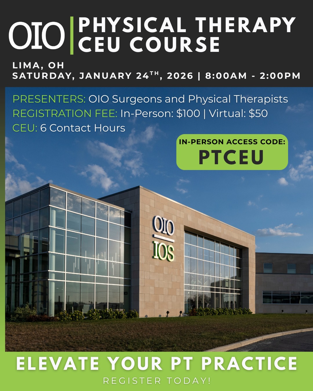 🚀 PTs & PTAs: Elevate your... - Orthopaedic Institute of Ohio | Facebook