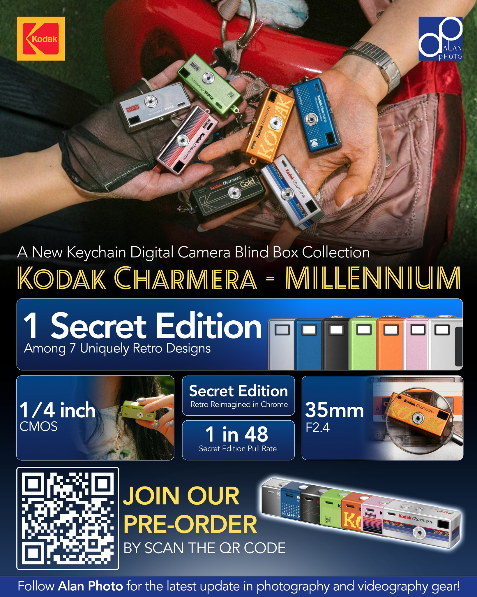 📸✨ PRE-ORDER NOW: KODAK CHARMERA – MILLENNIUM ✨📸 Tiny camera