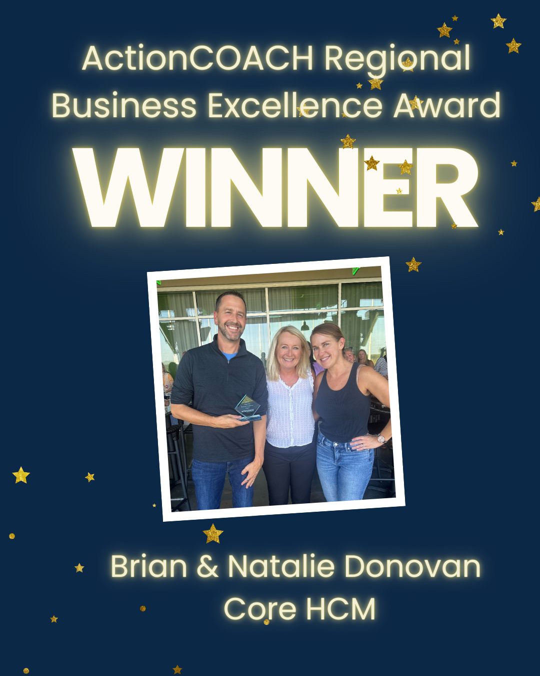ActionCoach - Congratulations to Brian and Natalie Donovan of CORE HCM ...